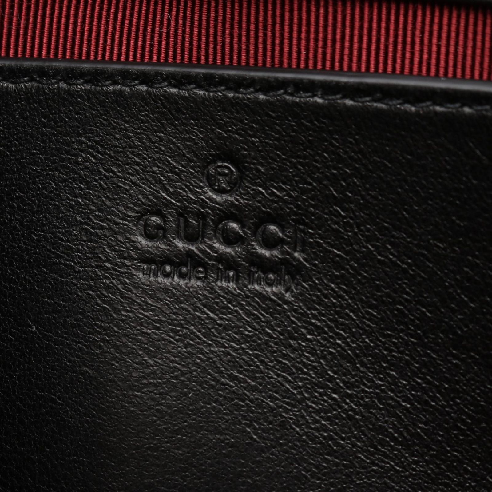 グッチ GUCCI ショルダーバッグ GGマーモント スモール 837280AAE381000 ブラック レザー ショルダーバッグ レディース 新品