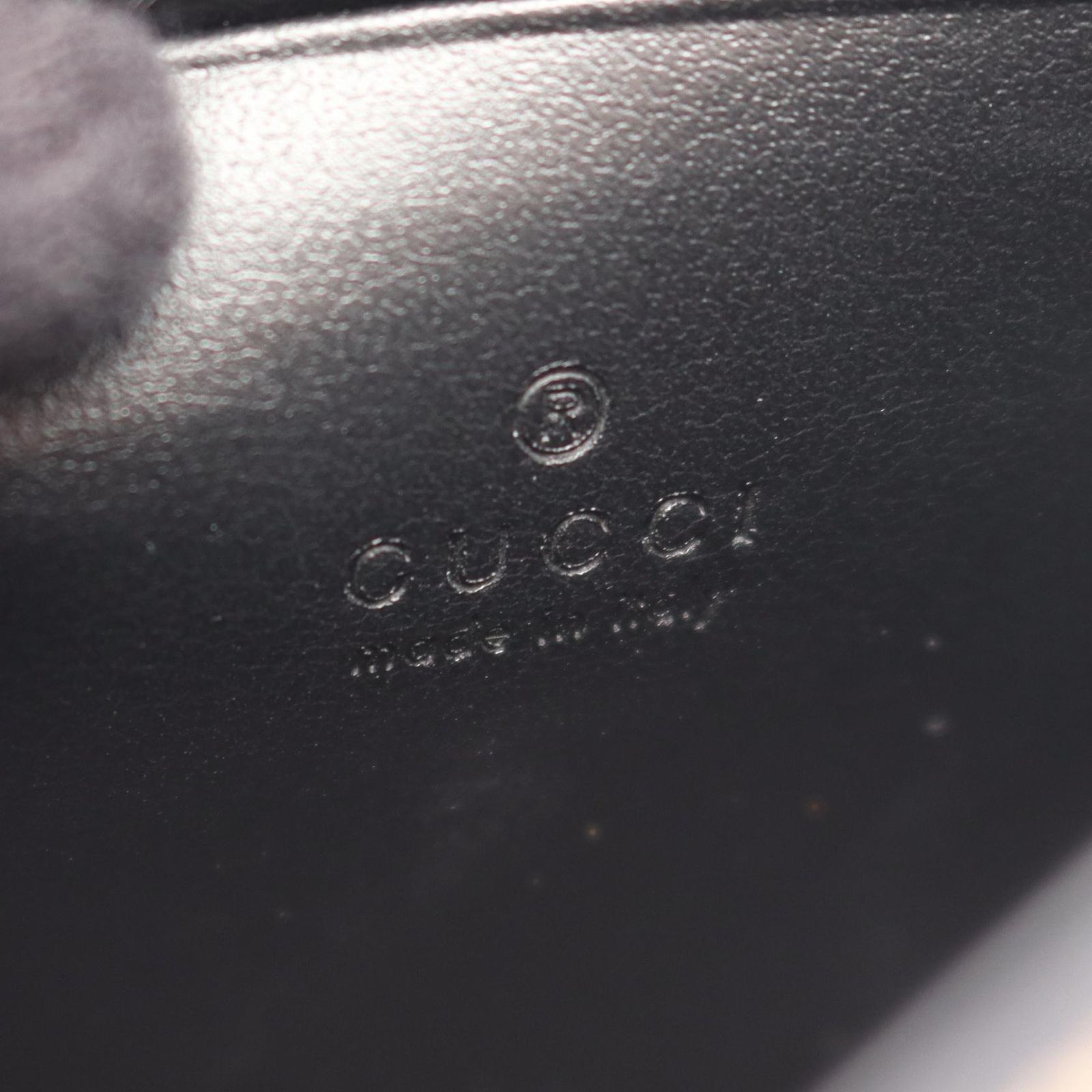 グッチ GUCCI ショルダーバッグ GGマーモント 837745AAET81000 ブラック レザー ショルダーバッグ レディース 新品