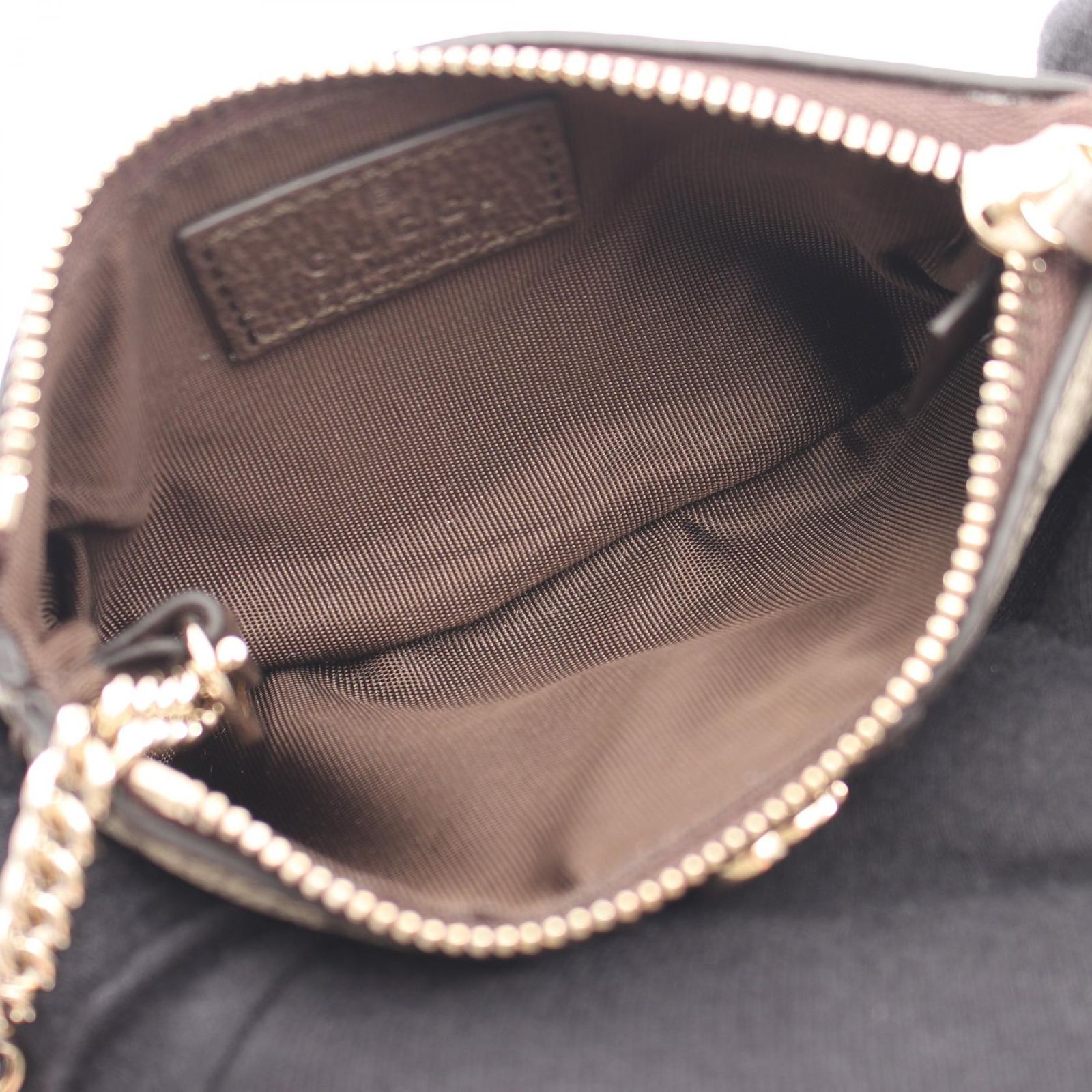 グッチ GUCCI ポーチ ジップキーポーチ オフィディア シェリーライン GGスプリーム 838466FAE0L9746 ベージュ レザー ジップキーポーチ レディース 新品