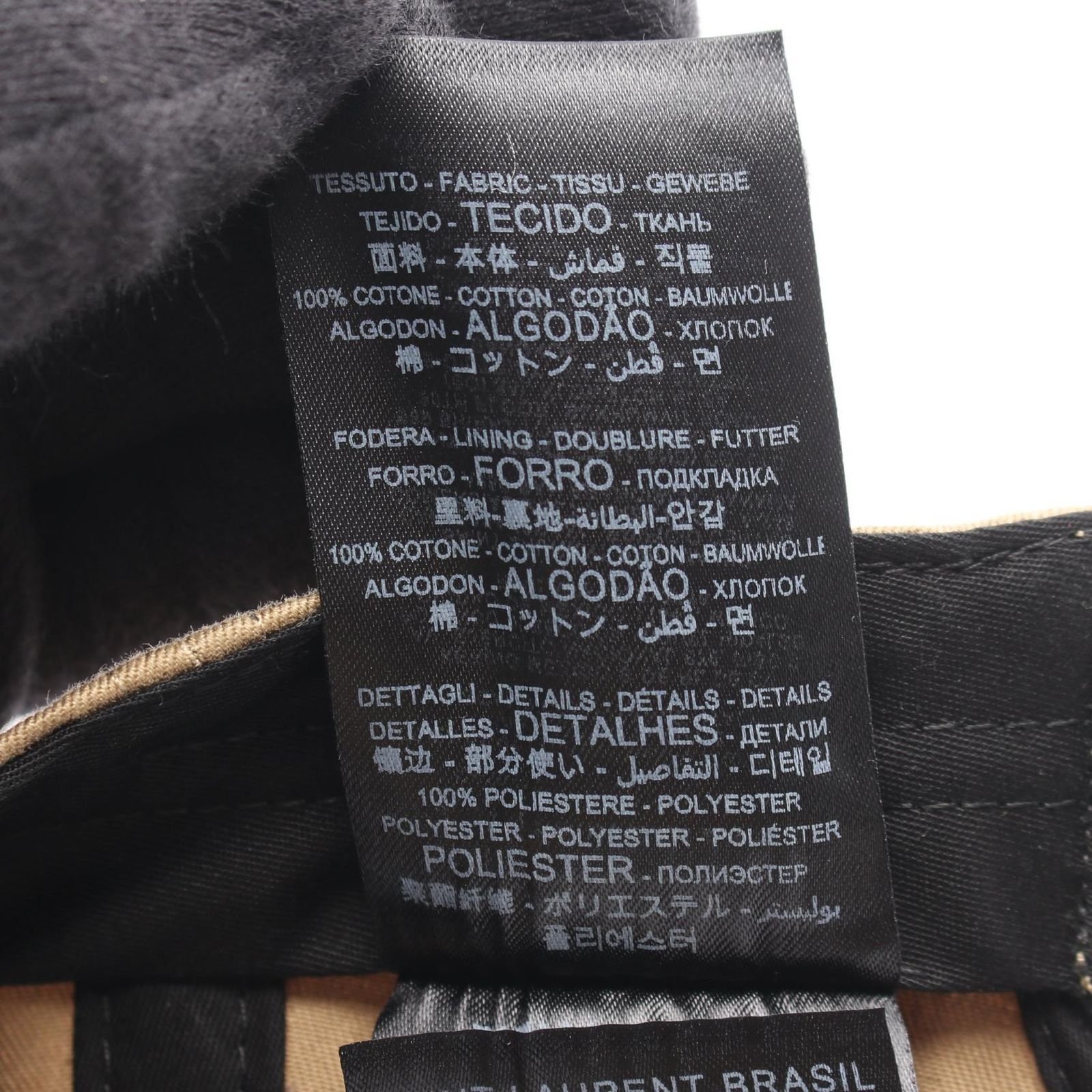 サンローランパリ SAINT LAURENT PARIS キャップ Y バーシティ 8168713YR57297857 サンド その他 キャップ ユニセックス 新品