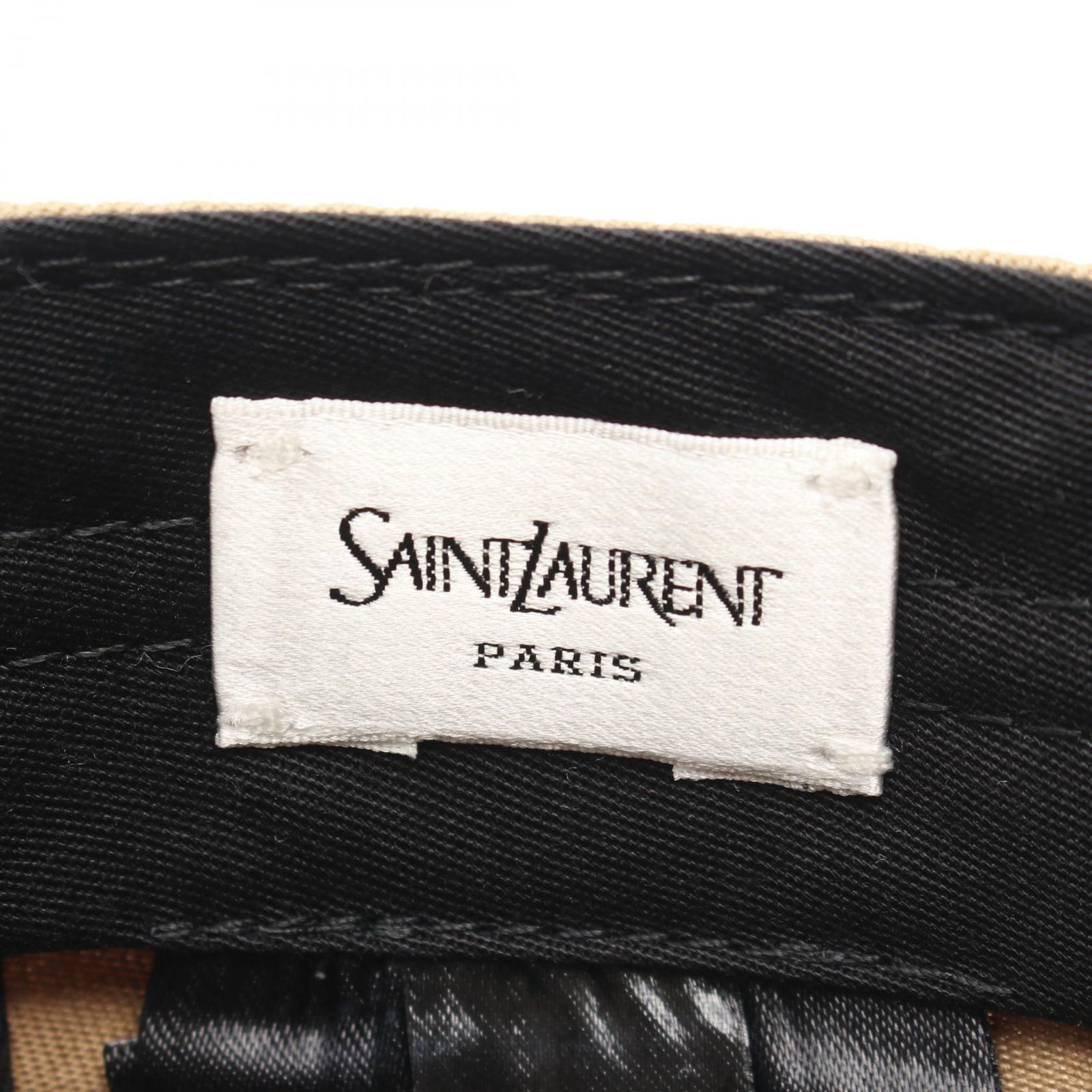 サンローランパリ SAINT LAURENT PARIS キャップ Y バーシティ 8168713YR57297857 サンド その他 キャップ ユニセックス 新品