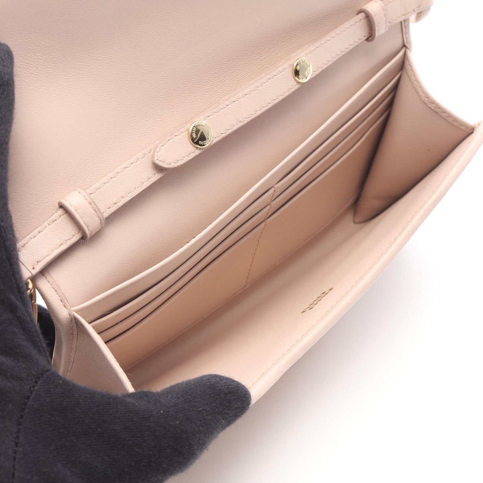 ミュウ ミュウ Miu Miu ショルダーバッグ マテラッセ 5MT025AFPPF0236 ピンクベージュ レザー ショルダーバッグ レディース 新品