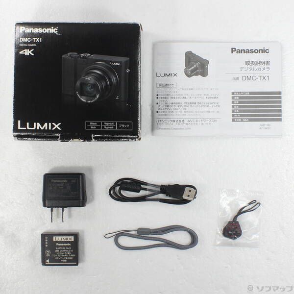 ソフマップ 〔中古品〕 LUMIX DMC-TX1 ブラック【262】