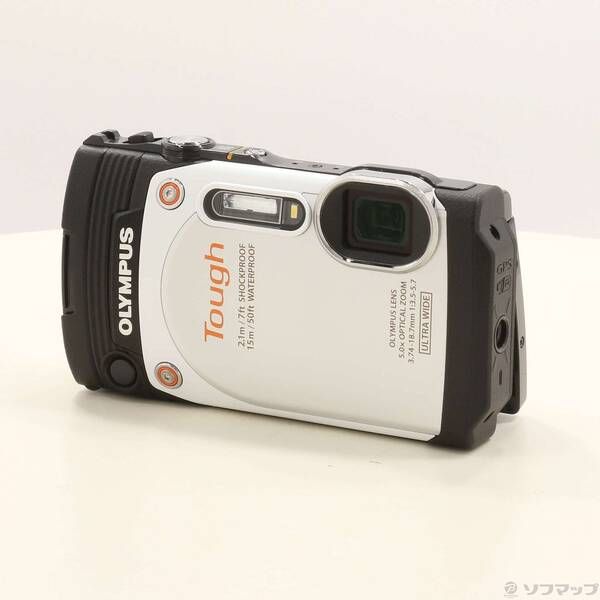 ソフマップ 〔中古品〕 OLYMPUS STYLUS TG-860 Tough WHT (1600万画素／5倍／ホワイト)【269】