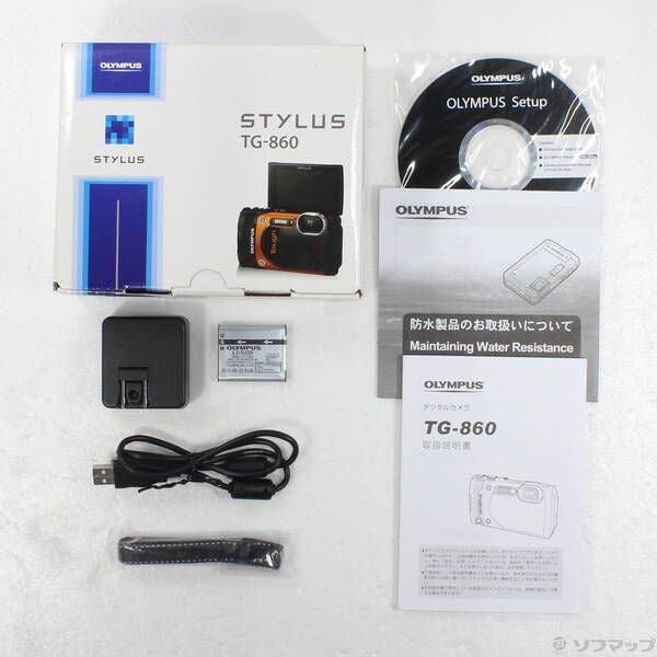 ソフマップ 〔中古品〕 OLYMPUS STYLUS TG-860 Tough WHT (1600万画素/5倍/ホワイト)【269】 ソフマップ 〔中古品〕 OLYMPUS STYLUS TG-860 Tough WHT (1600万画素/5倍/ホワイト)【269】