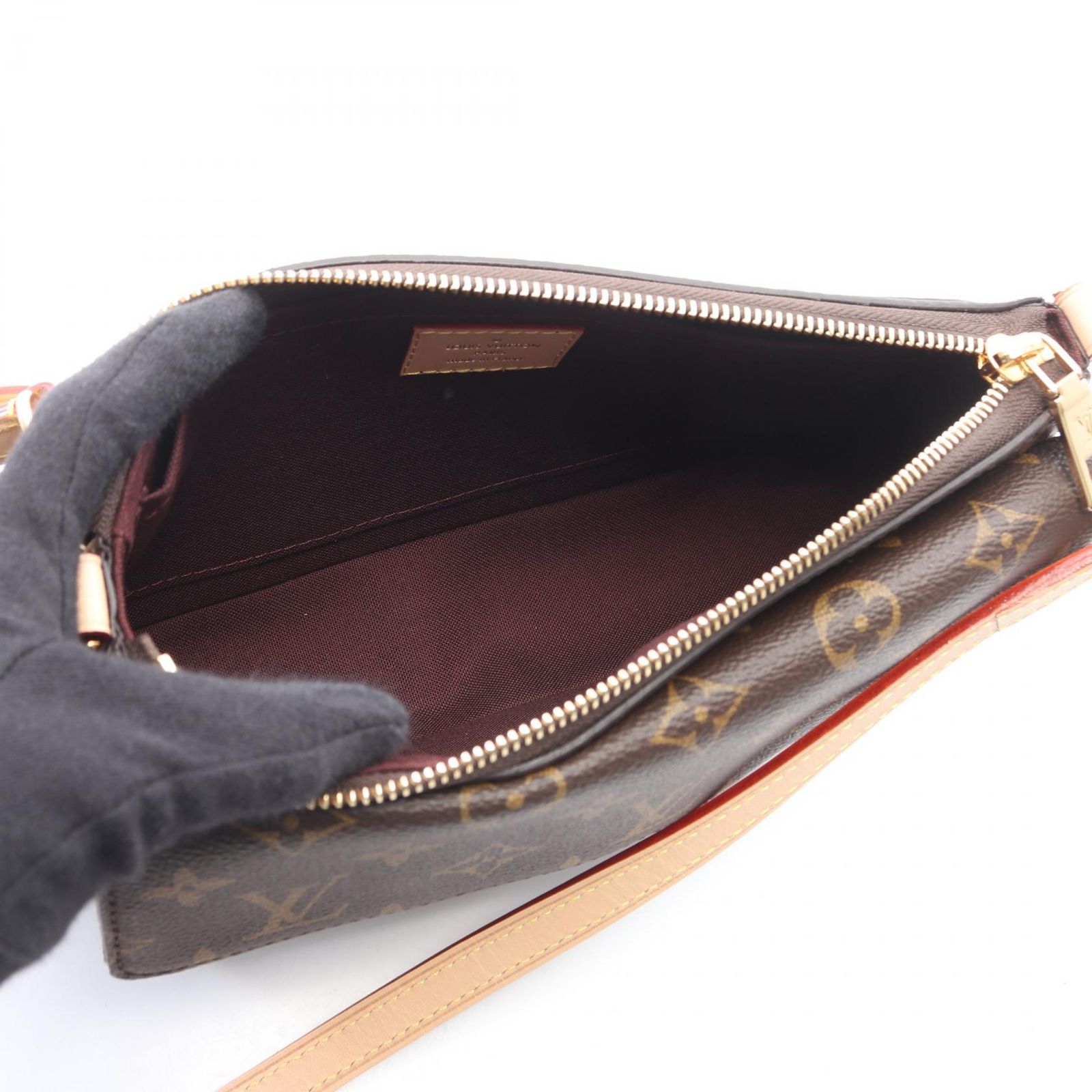 ルイ・ヴィトン LOUIS VUITTON ショルダーバッグ ヴィヴァシテ モノグラム M46999 PVCコーティングキャンバス レザー ヴィヴァシテ レディース Used A