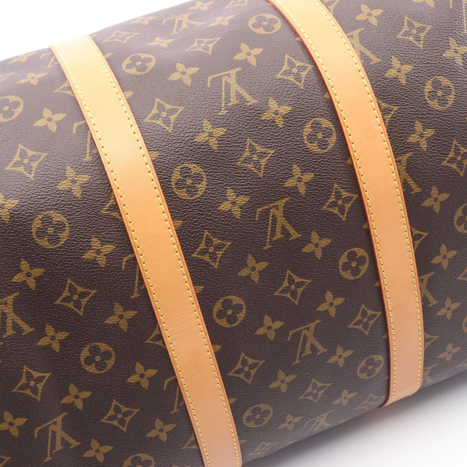 ルイ・ヴィトン LOUIS VUITTON ボストンバッグ キーポル55 M41424 PVCコーティングキャンバス レザー キーポル55 ユニセックス Used A