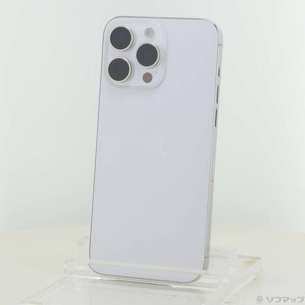 ソフマップ 〔中古品〕 iPhone15 Pro Max 256GB ホワイトチタニウム MU6Q3J／A SIMフリー【198】 77,373円
