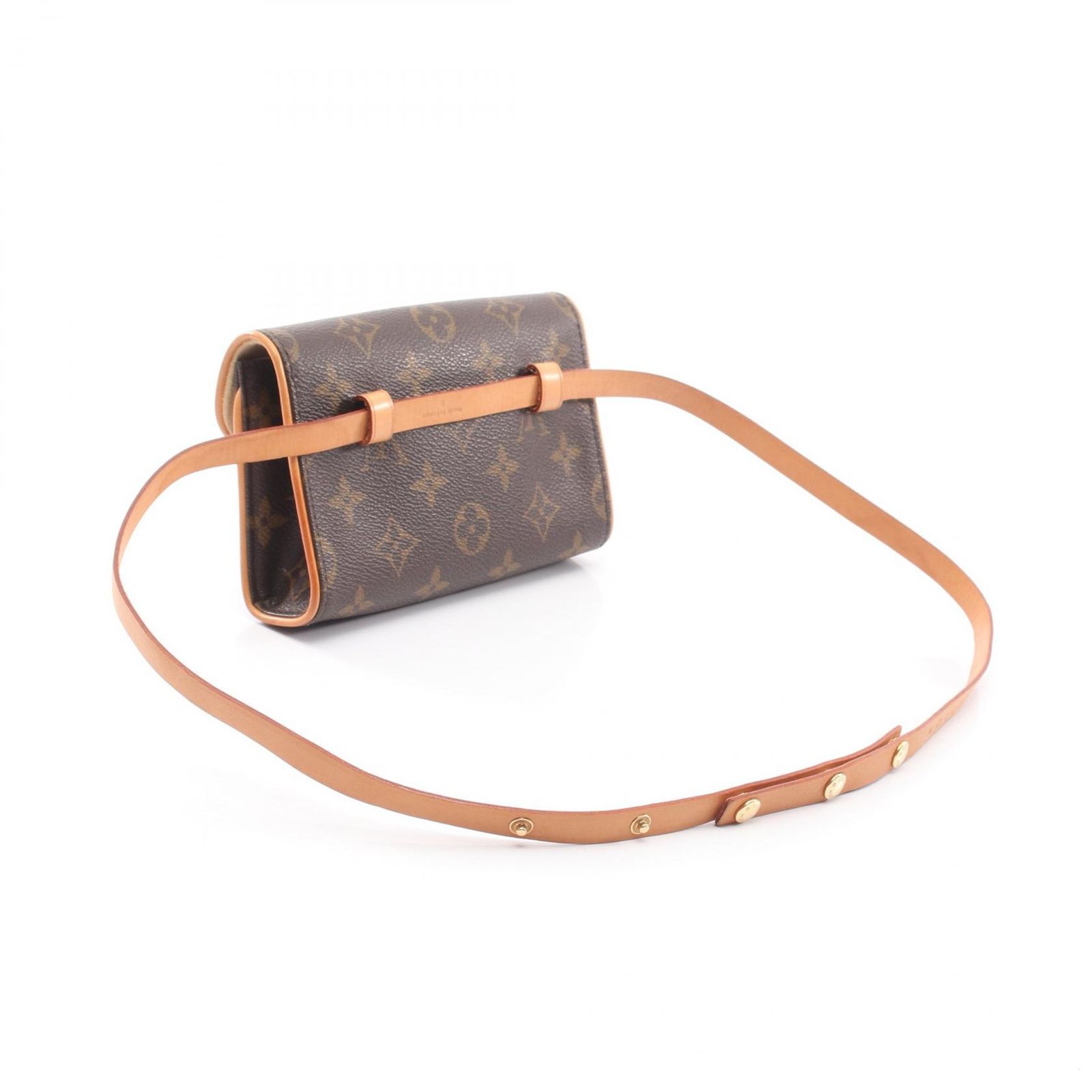 ルイ・ヴィトン LOUIS VUITTON ウエストバッグ ボディバッグ ポシェットフロランティーヌ M51855 PVCコーティングキャンバス レザー ポシェット・フロランティーヌ