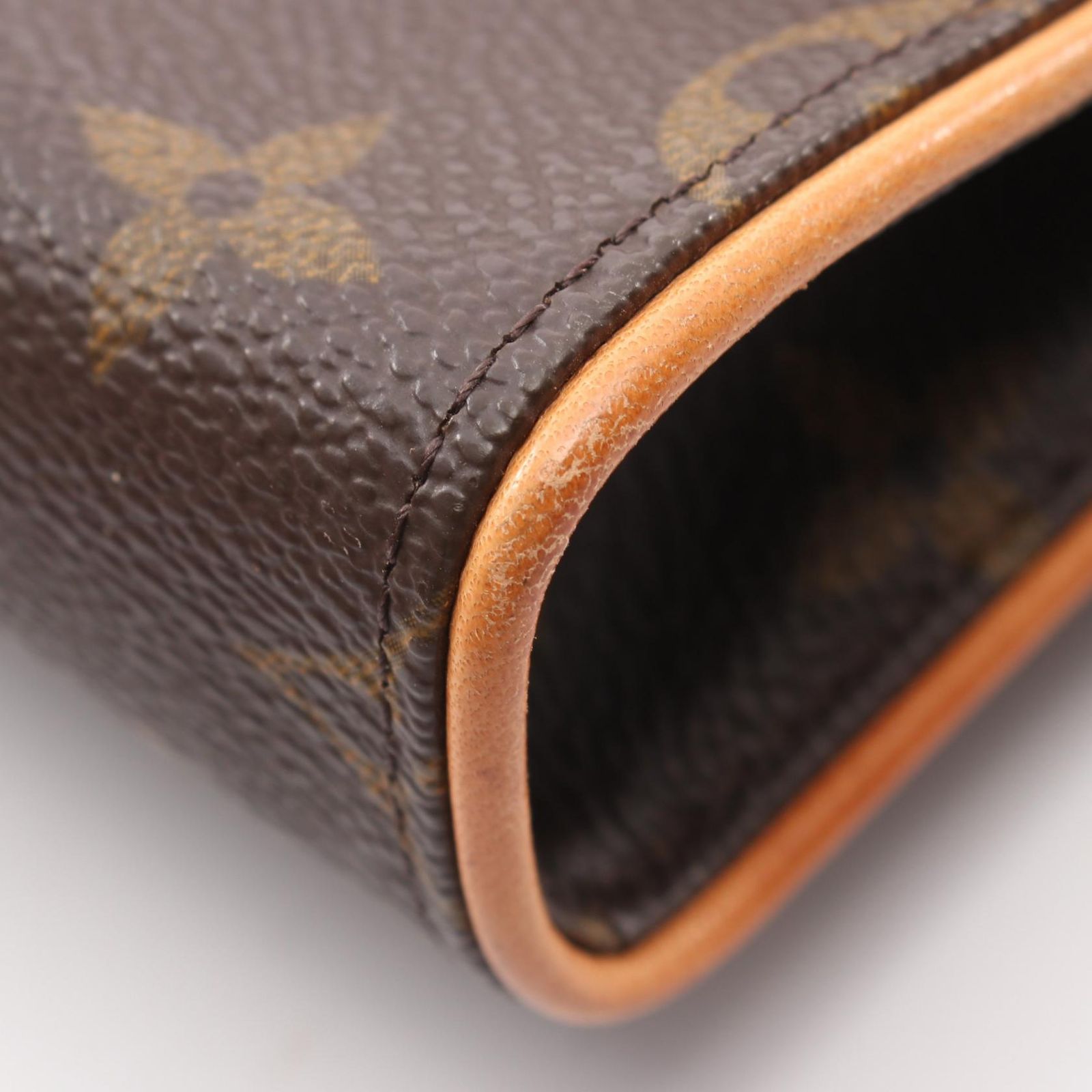 ルイ・ヴィトン LOUIS VUITTON ウエストバッグ ボディバッグ ポシェットフロランティーヌ M51855 PVCコーティングキャンバス レザー ポシェット・フロランティーヌ