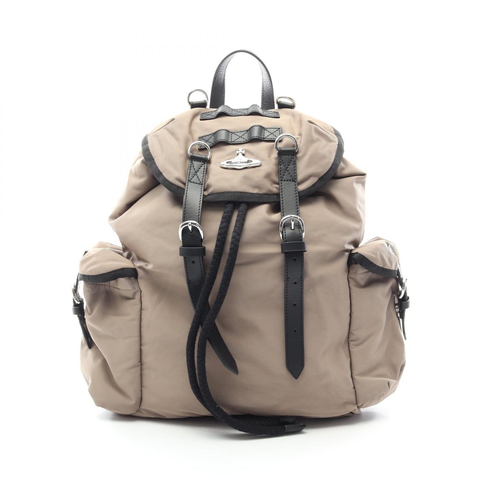 ヴィヴィアンウエストウッド Vivienne Westwood リュックサック バックパック HIGHLAND BACKPACK 43010072UW001YM410 グレーベージュ レザー リュックサック・バックパック