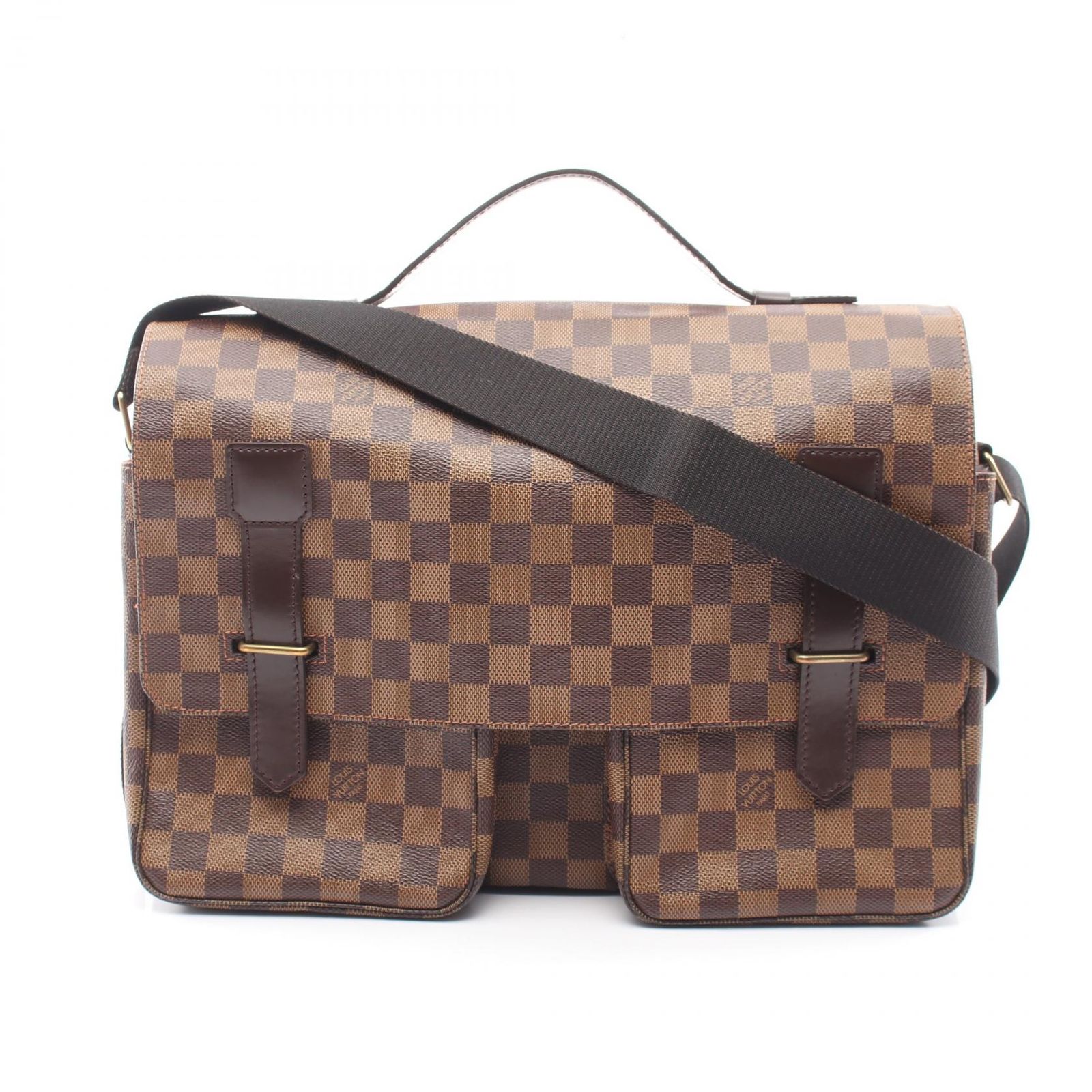 ルイ・ヴィトン LOUIS VUITTON ショルダーバッグ ブロードウェイ 2WAY N42270 PVCコーティングキャンバス レザー ブロードウェイ ユニセックス Used A