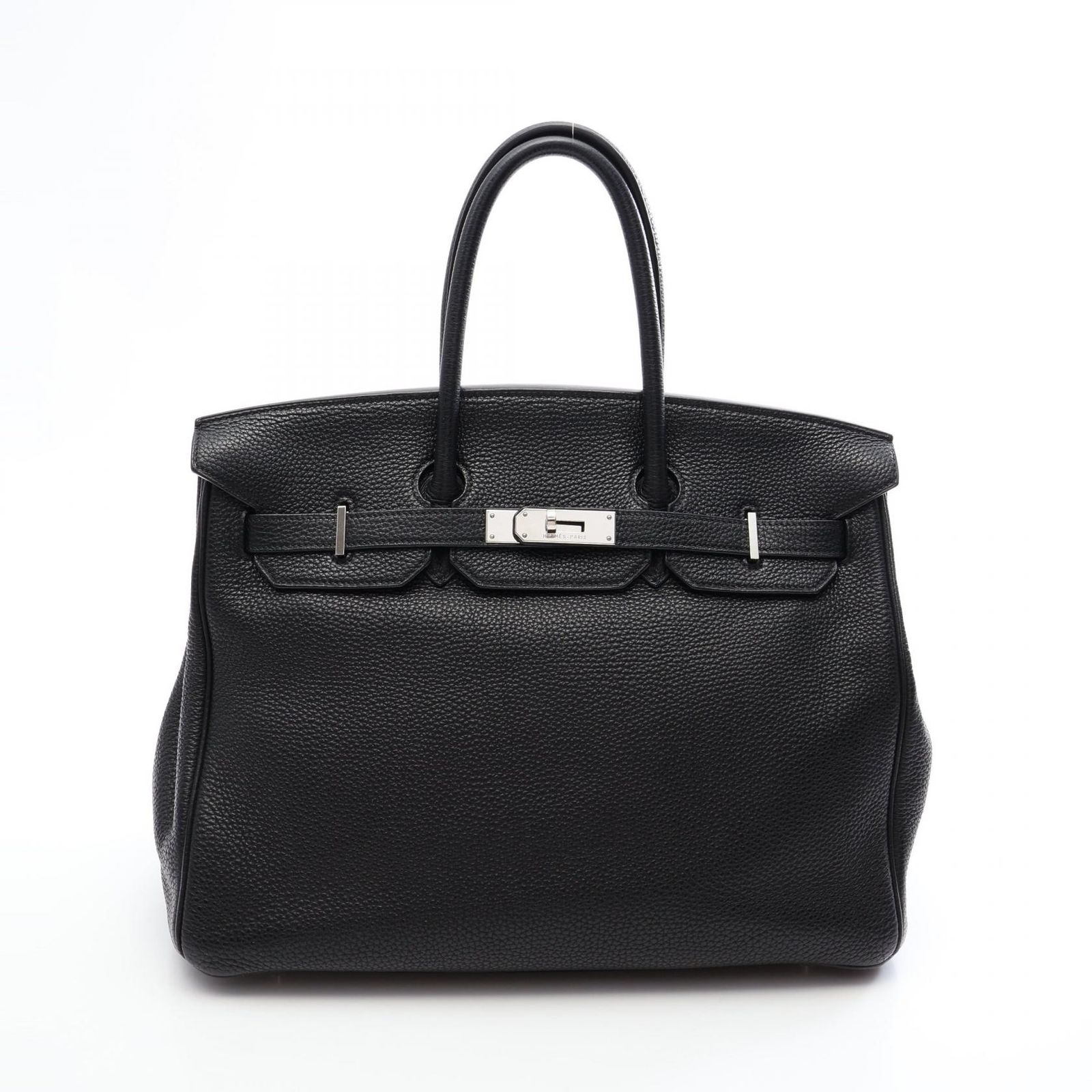 エルメス HERMES ハンドバッグ バーキン35 ブラック レザー バーキン35 ブラック レディース Used B
