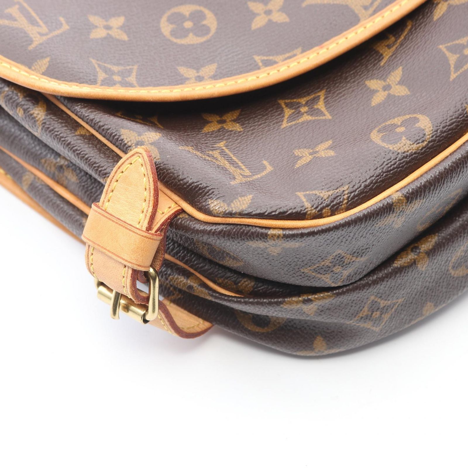 ルイ・ヴィトン LOUIS VUITTON ショルダーバッグ ソミュール30 M42256 PVCコーティングキャンバス レザー ソミュール30 レディース Used B