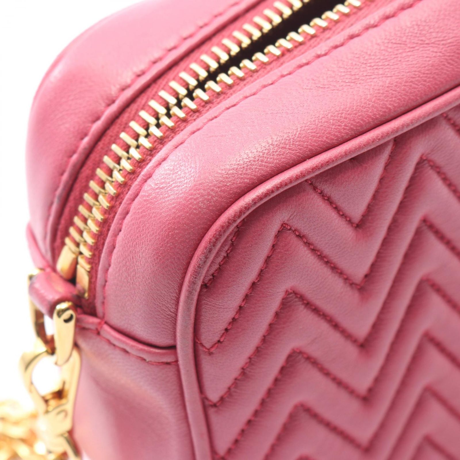 ミュウ ミュウ Miu Miu ショルダーバッグ NAPPA IMPUNTURE 5DH039 ピンク レザー チェーンショルダー レディース Used A ミュウ ミュウ Miu Miu ショルダーバッグ NAPPA IMPUNTURE 5DH039 ピンク レザー チェーンショルダー レディース Used A