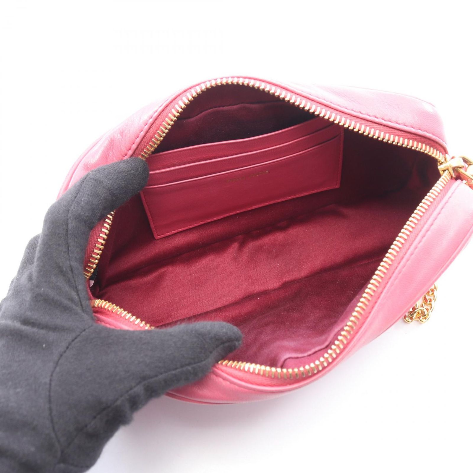 ミュウ ミュウ Miu Miu ショルダーバッグ NAPPA IMPUNTURE 5DH039 ピンク レザー チェーンショルダー レディース Used A ミュウ ミュウ Miu Miu ショルダーバッグ NAPPA IMPUNTURE 5DH039 ピンク レザー チェーンショルダー レディース Used A