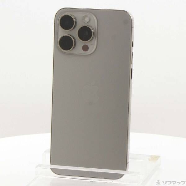 ソフマップ 〔中古品〕 iPhone15 Pro Max 512GB ナチュラルチタニウム MU6W3J／A SIMフリー【352】