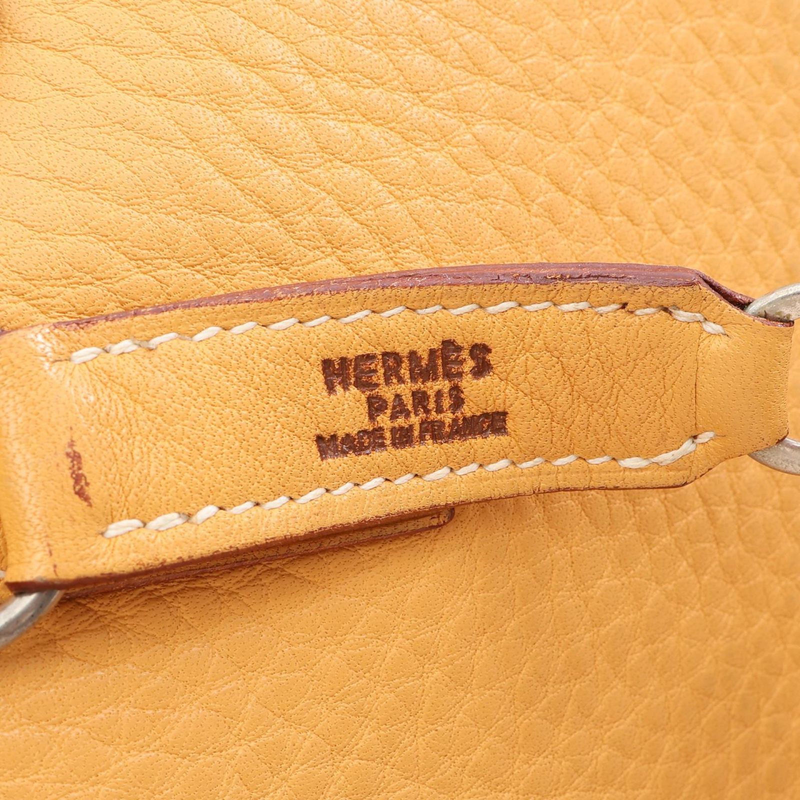 エルメス HERMES ショルダーバッグ トリム35 サフラン サフラン レザー トリム35 サフラン レディース Used A エルメス HERMES ショルダーバッグ トリム35 サフラン サフラン レザー トリム35 サフラン レディース Used A