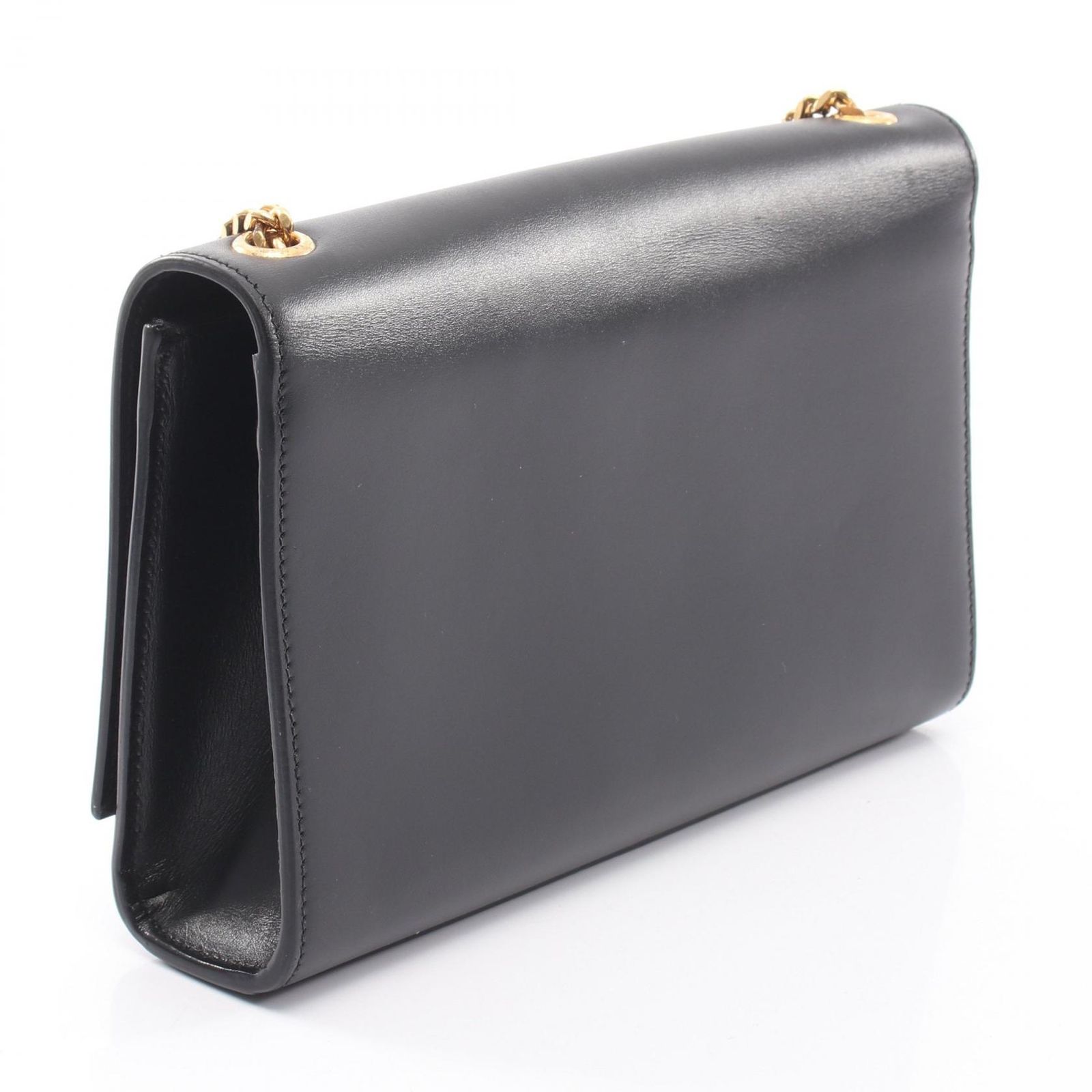 サンローランパリ SAINT LAURENT PARIS ショルダーバッグ ケイト モノグラム 354119 ブラック レザー ケイト タッセル ミディアム レディース Used A