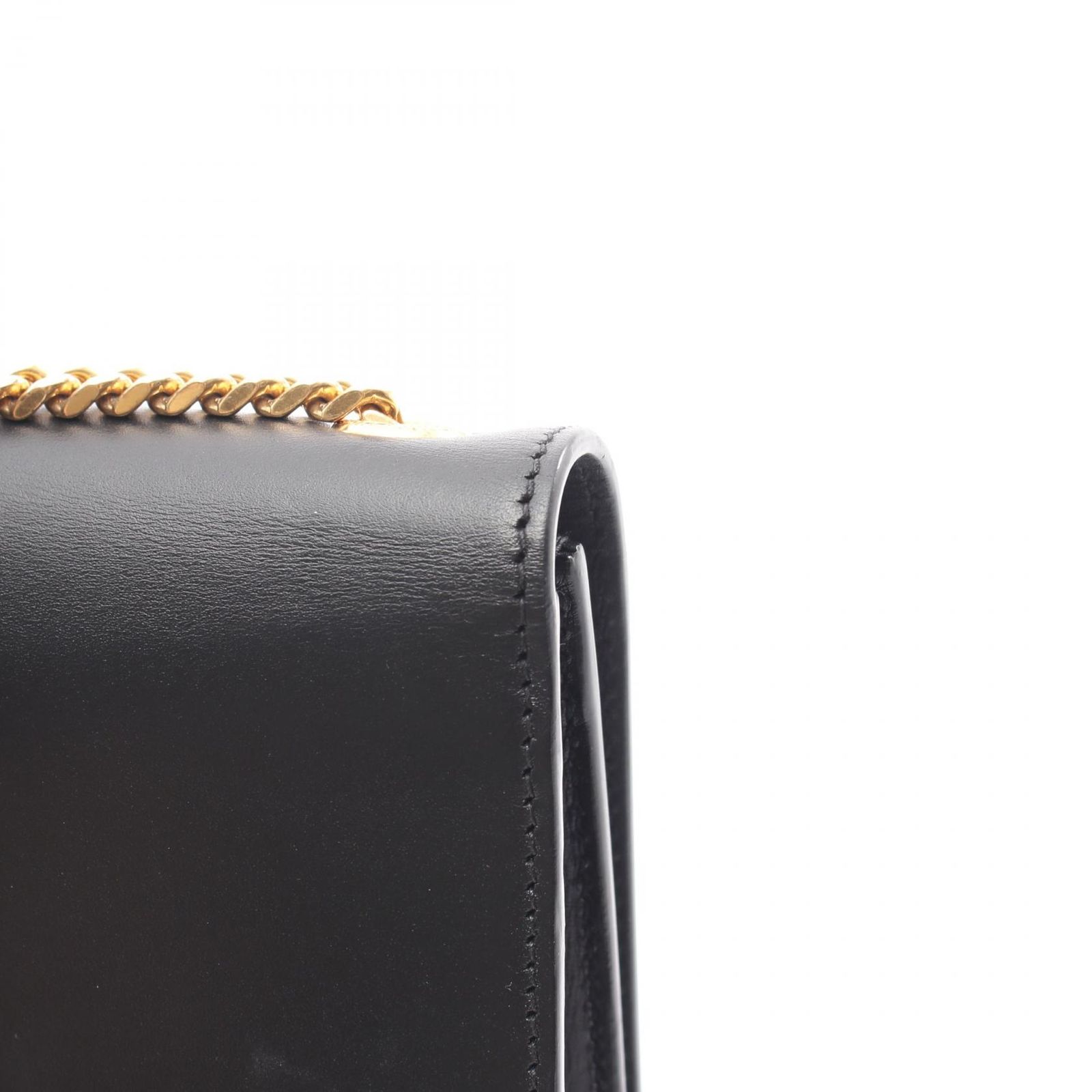 サンローランパリ SAINT LAURENT PARIS ショルダーバッグ ケイト モノグラム 354119 ブラック レザー ケイト タッセル ミディアム レディース Used A