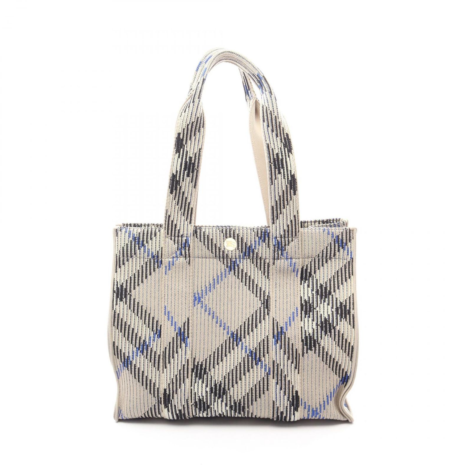 バーバリー BURBERRY トートバッグ トートバッグ グレー/ブラック/ブルー その他 トートバッグ レディース Used A