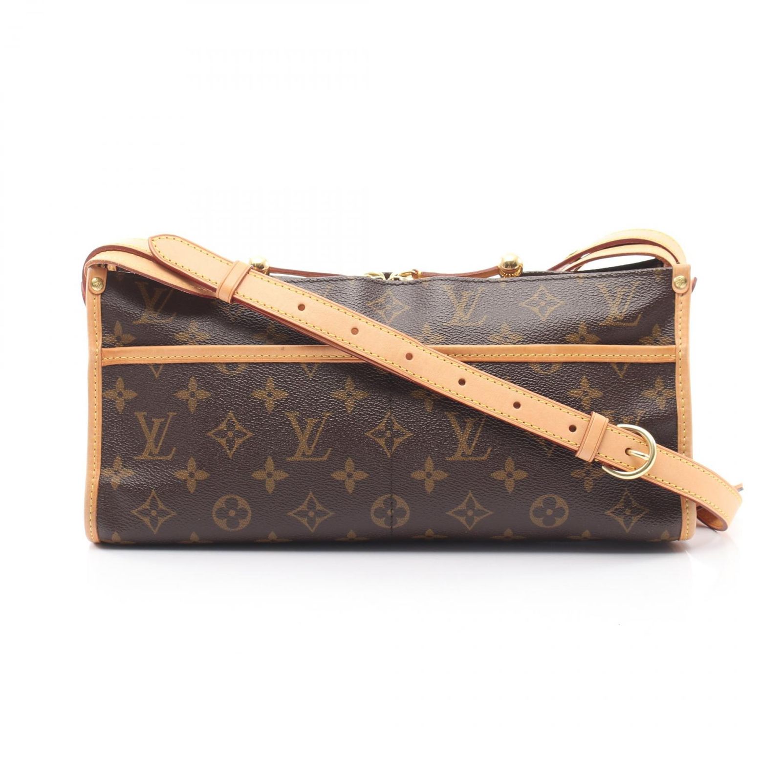 ルイ・ヴィトン LOUIS VUITTON ショルダーバッグ ポパンクール ロン M40008 PVCコーティングキャンバス レザー ポパンクール・ロン レディース Used B