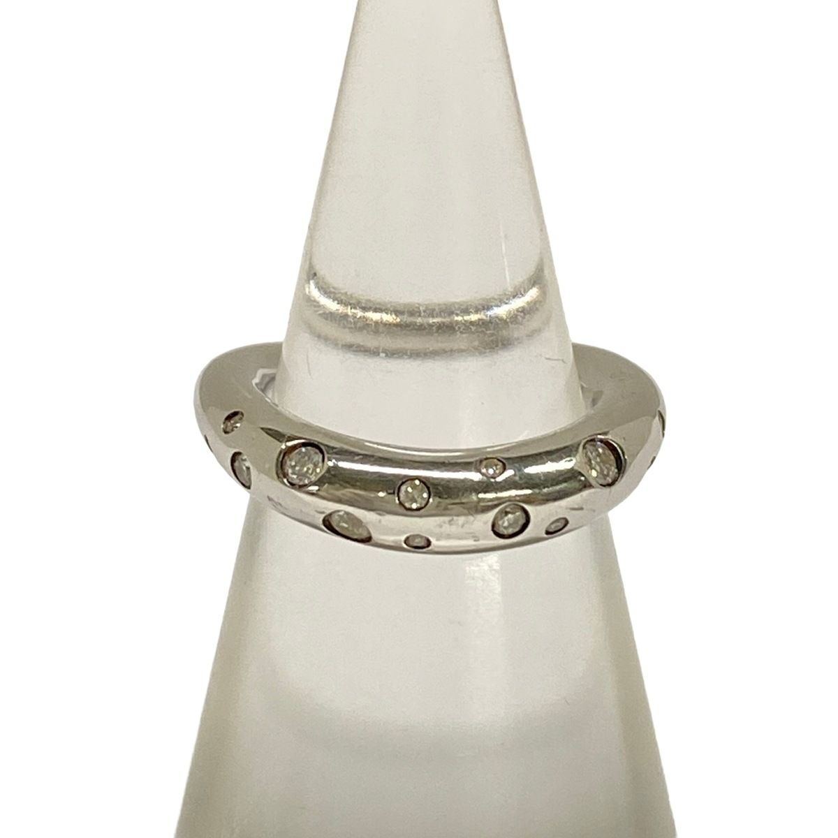 GEORG JENSEN(ジョージジェンセン) リング美品 - シルバー×クリア