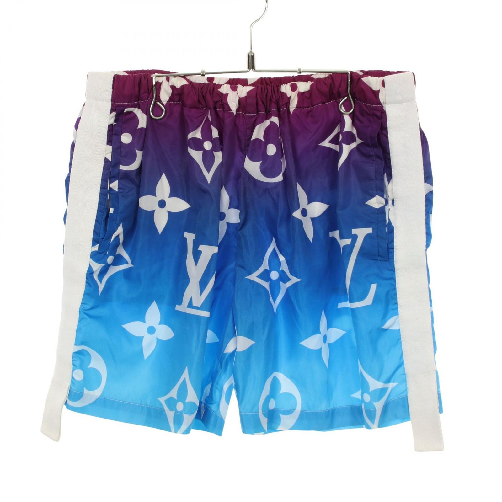 ルイ・ヴィトン LOUIS VUITTON パンツ サンセットモノグラム スポーツショーツ ナイロン ショートパンツ レディース Used B