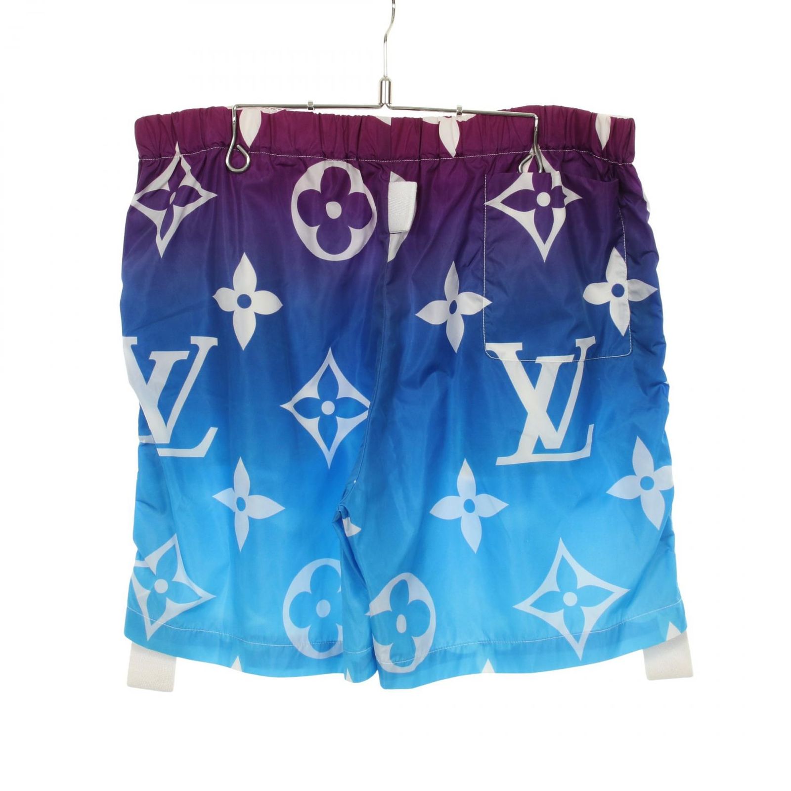 ルイ・ヴィトン LOUIS VUITTON パンツ サンセットモノグラム スポーツショーツ ナイロン ショートパンツ レディース Used B