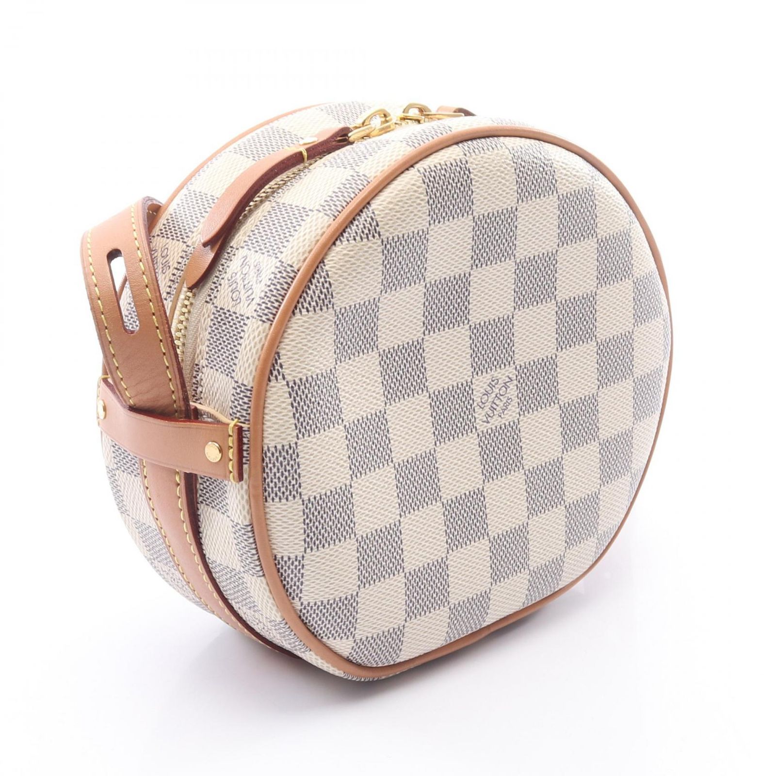 ルイ・ヴィトン LOUIS VUITTON ショルダーバッグ ボワット シャポー スープルPM ダミエアズール N40333 PVCコーティングキャンバス レザー ボワット・シャポー スープルPM ルイ・ヴィトン LOUIS VUITTON ショルダーバッグ ボワット シャポー スープルPM ダミエアズール N40333 PVCコーティングキャンバス レザー ボワット・シャポー スープルPM
