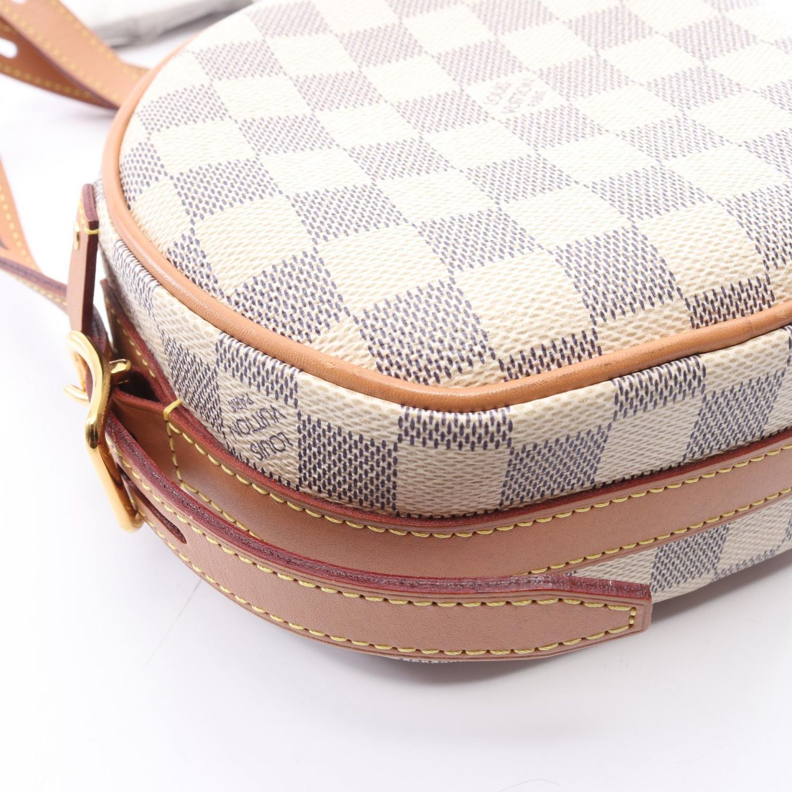 ルイ・ヴィトン LOUIS VUITTON ショルダーバッグ ボワット シャポー スープルPM ダミエアズール N40333 PVCコーティングキャンバス レザー ボワット・シャポー スープルPM ルイ・ヴィトン LOUIS VUITTON ショルダーバッグ ボワット シャポー スープルPM ダミエアズール N40333 PVCコーティングキャンバス レザー ボワット・シャポー スープルPM