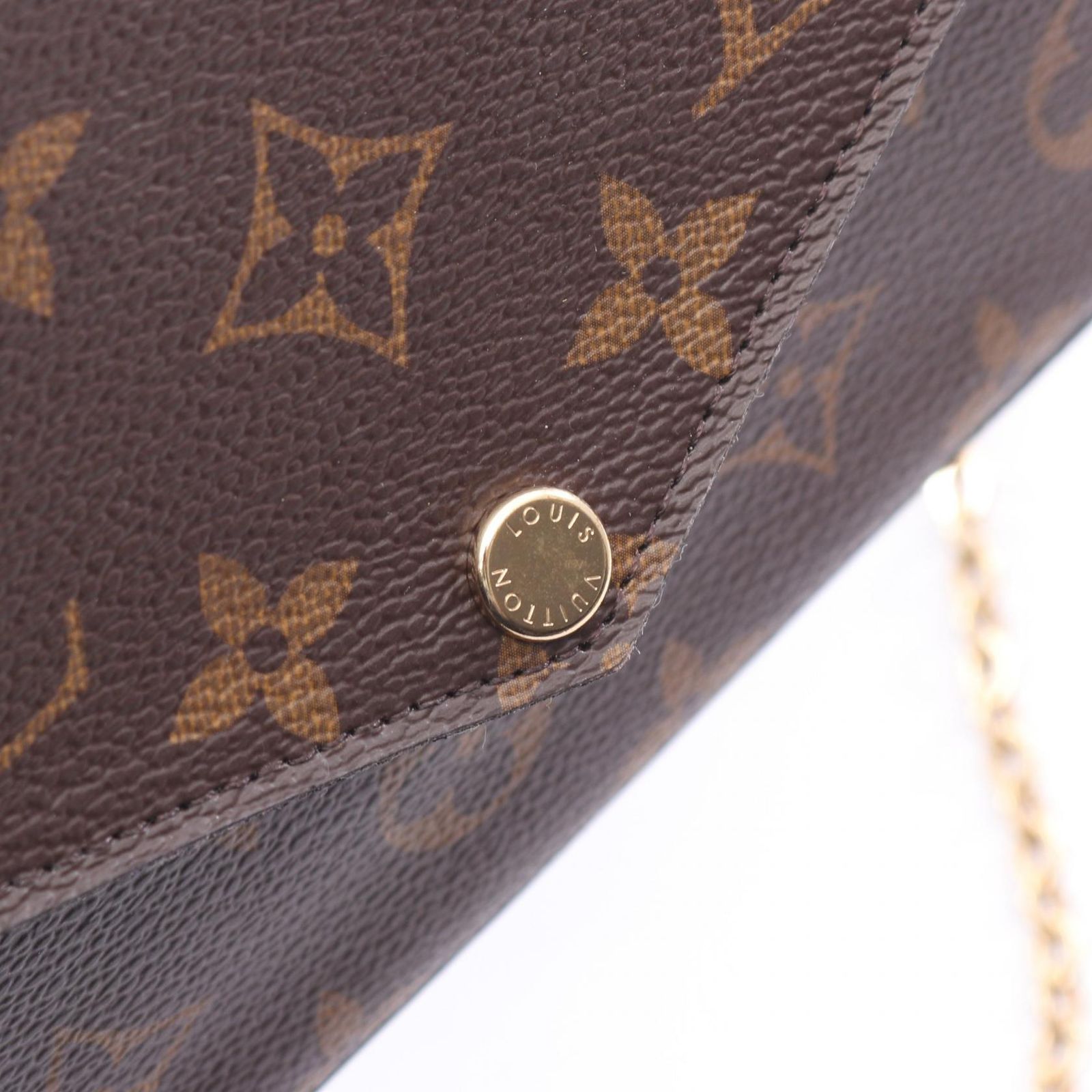 ルイ・ヴィトン LOUIS VUITTON ショルダーバッグ ポシェット フェリシー モノグラム フューシャ M61276 PVCコーティングキャンバス レザー ポシェット・フェリシー