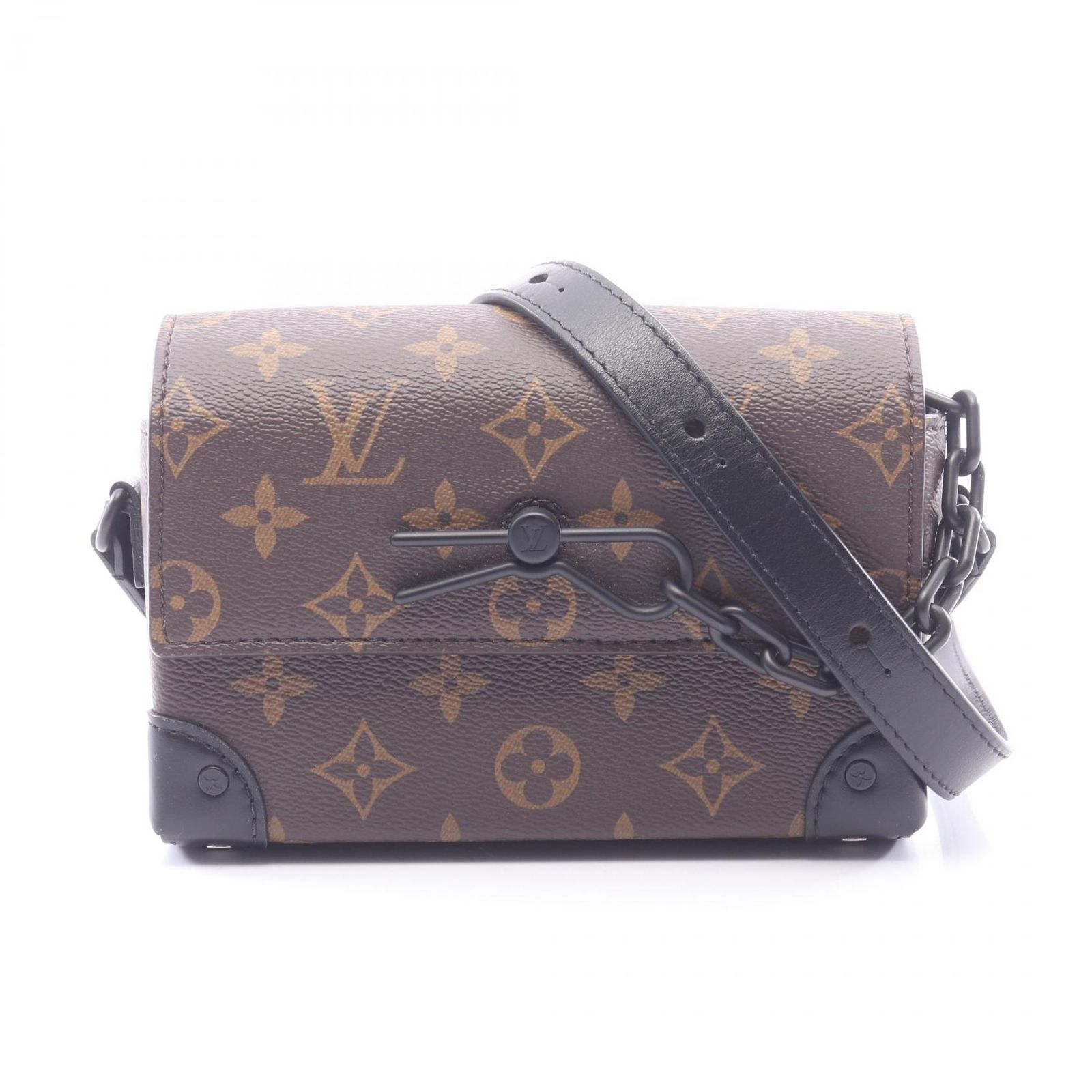 ルイ・ヴィトン LOUIS VUITTON ショルダーバッグ スティーマー ウェアラブル ウォレット モノグラムマカサー M83613 PVCコーティングキャンバス レザー スティーマー・ウェアラブル ウォレット