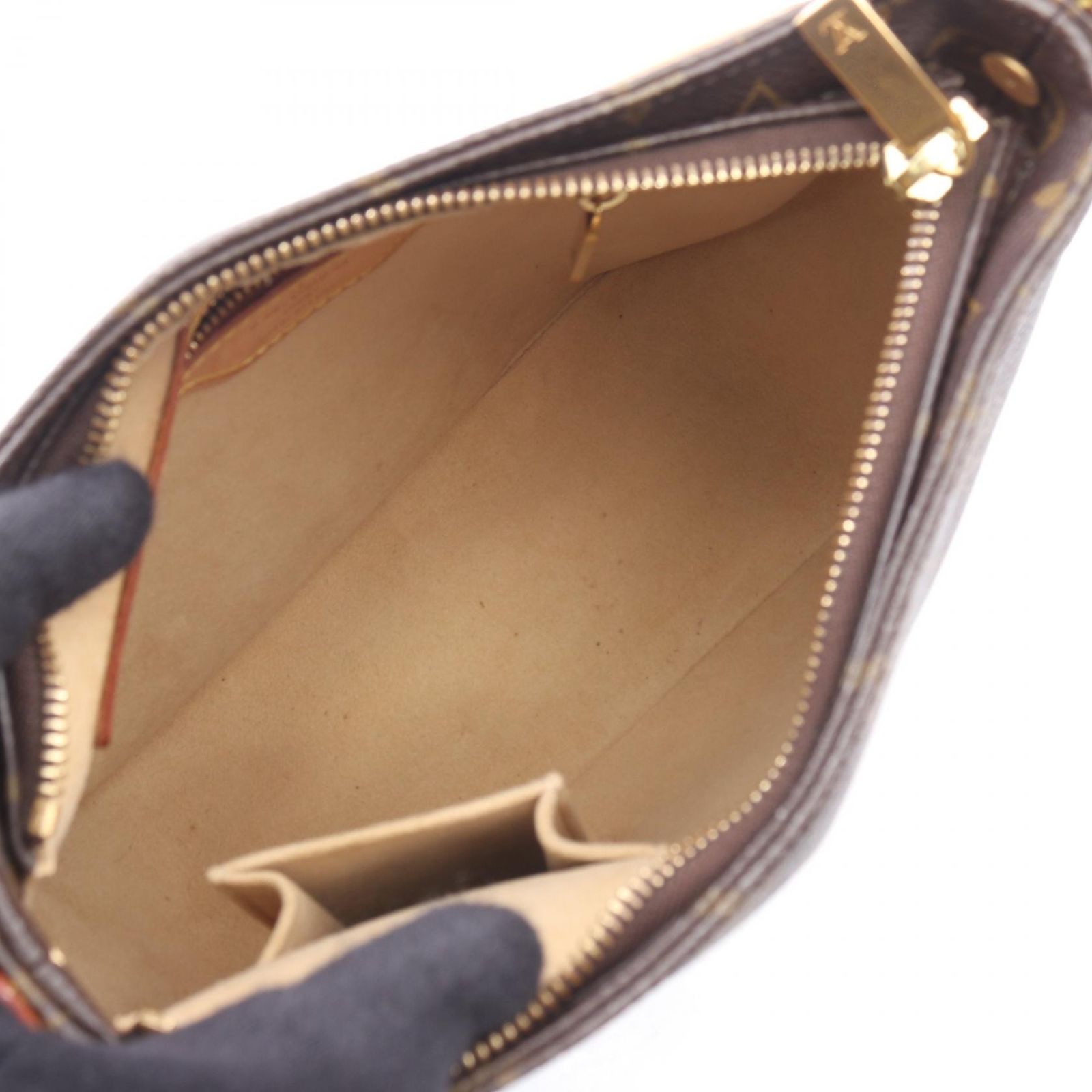 ルイ・ヴィトン LOUIS VUITTON ショルダーバッグ ルーピングMM M51146 PVCコーティングキャンバス レザー ルーピングMM レディース Used B