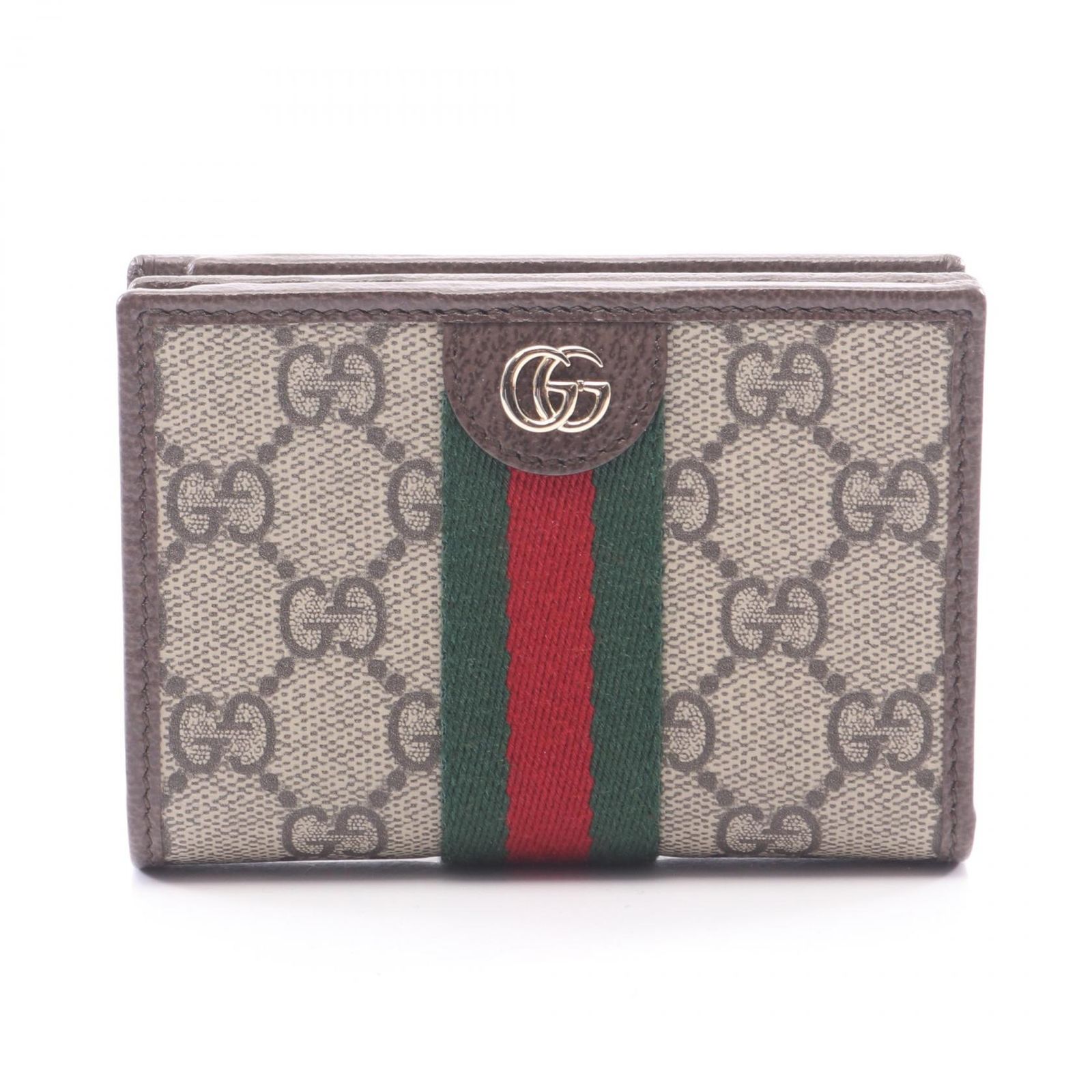 【美品】Gucci 二つ折り財布 GGスプリーム オフディア グッチ GUCCI 二つ折り財布 オフィディア スモール ウォレット GG