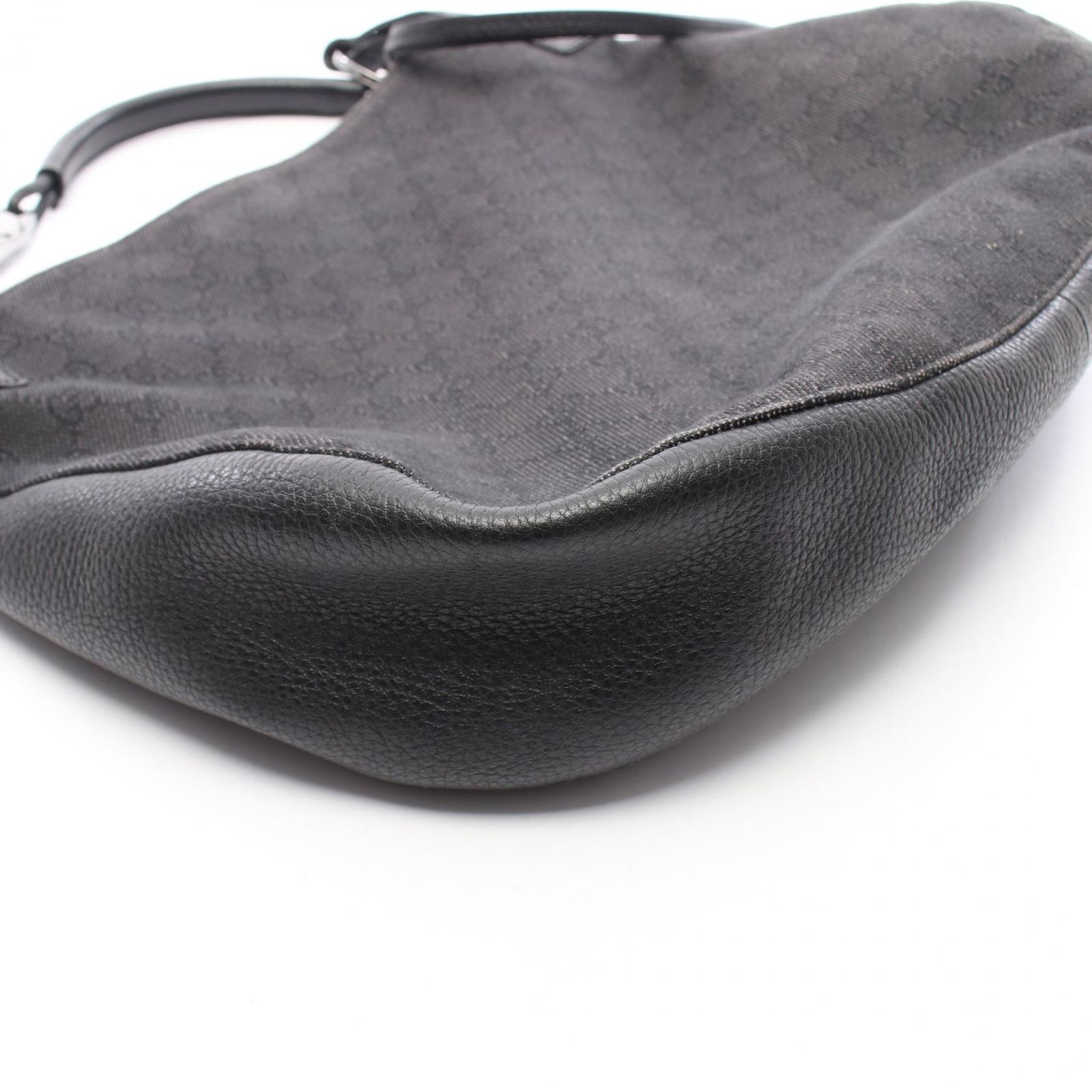 グッチ GUCCI ショルダーバッグ GG柄 179777 ブラック デニム レザー ショルダーバッグ レディース Used B グッチ GUCCI ショルダーバッグ GG柄 179777 ブラック デニム レザー ショルダーバッグ レディース Used B