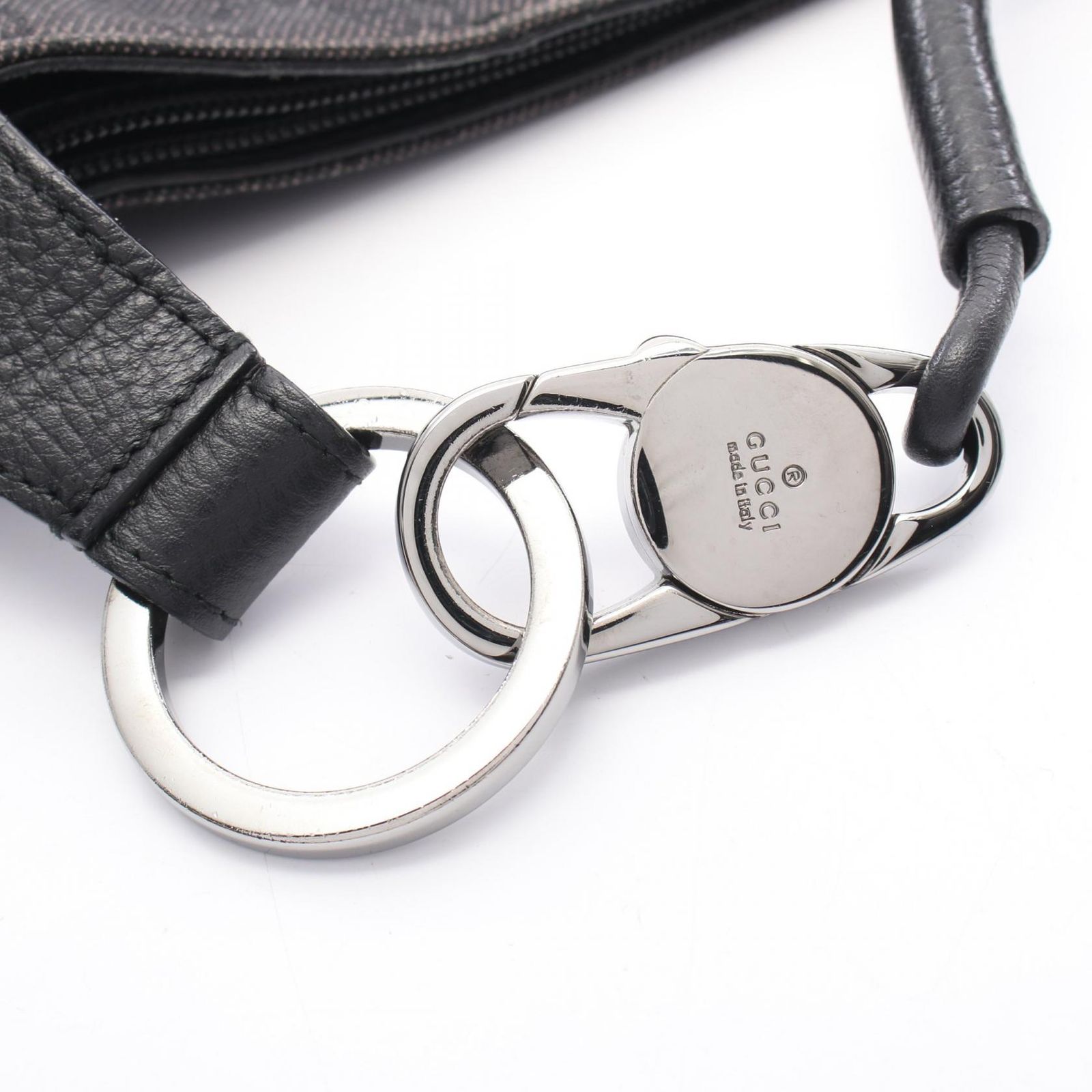 グッチ GUCCI ショルダーバッグ GG柄 179777 ブラック デニム レザー ショルダーバッグ レディース Used B グッチ GUCCI ショルダーバッグ GG柄 179777 ブラック デニム レザー ショルダーバッグ レディース Used B