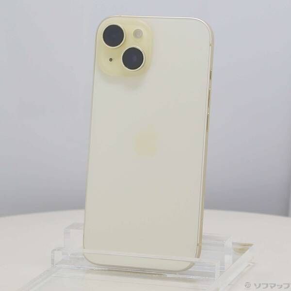 ソフマップ 〔中古品〕 iPhone15 128GB イエロー MTMK3J／A SIMフリー【198】