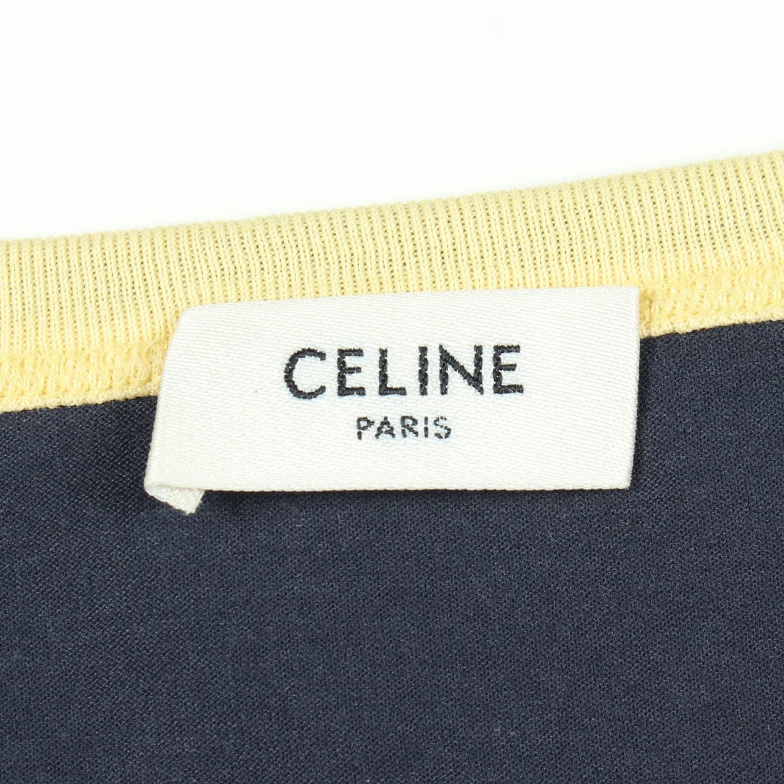 セリーヌ CELINE 半袖Tシャツ 70'S CALIFORNIA フロッキーロゴ コットン カットソー レディース Used A