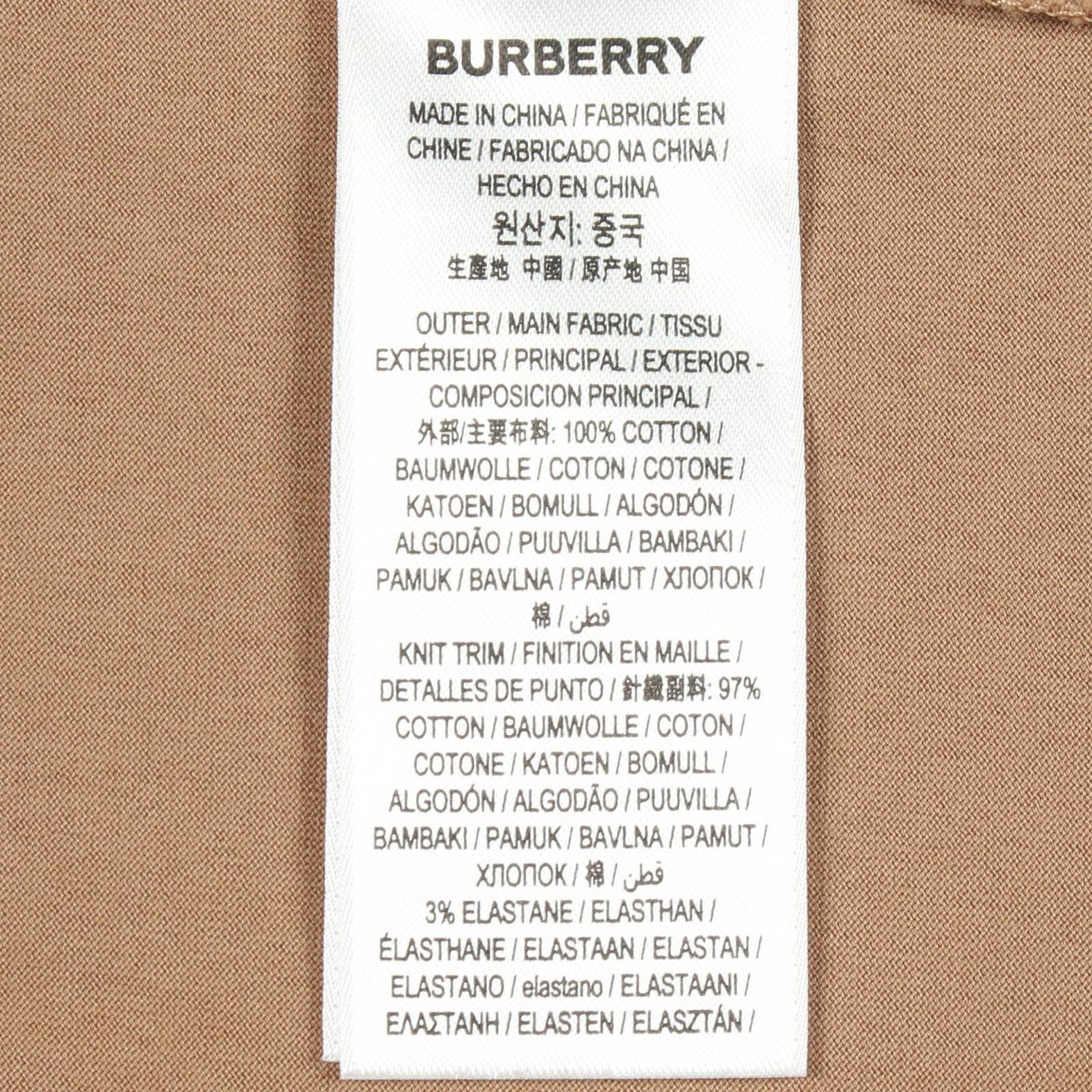 バーバリー BURBERRY 半袖Tシャツ ロゴ コットン Tシャツ レディース Used A