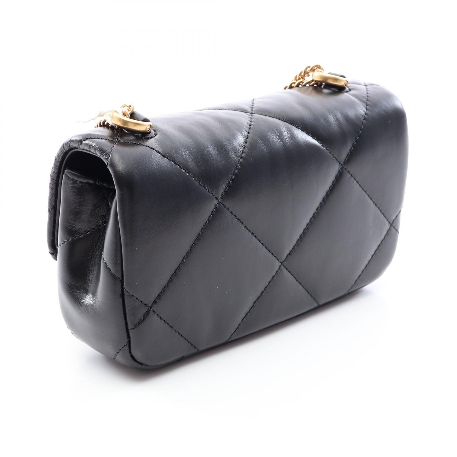 トリーバーチ Tory Burch ショルダーバッグ MINI KIRA DIAMOND QUILT FLAP BAG 154710001 ブラック レザー ショルダーバッグ レディース 新品