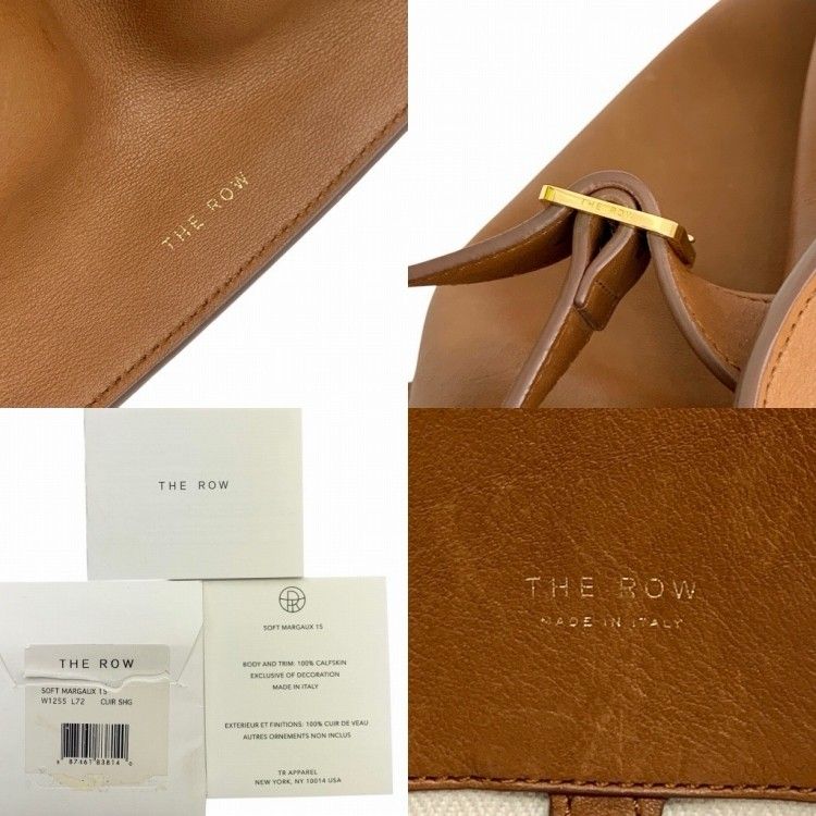 THE ROW ザ ロウ SOFT MARGAUX 15 ソフトマルゴー トートバッグ タン W1255 L72 THE ROW ザ ロウ SOFT MARGAUX 15 ソフトマルゴー トートバッグ タン W1255 L72