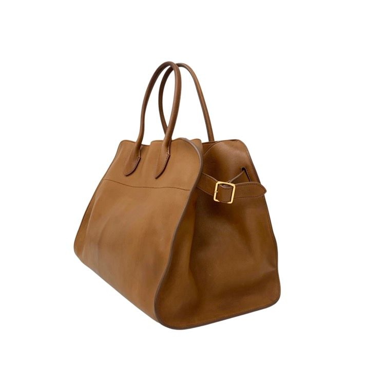 THE ROW ザ ロウ SOFT MARGAUX 15 ソフトマルゴー トートバッグ タン W1255 L72 THE ROW ザ ロウ SOFT MARGAUX 15 ソフトマルゴー トートバッグ タン W1255 L72