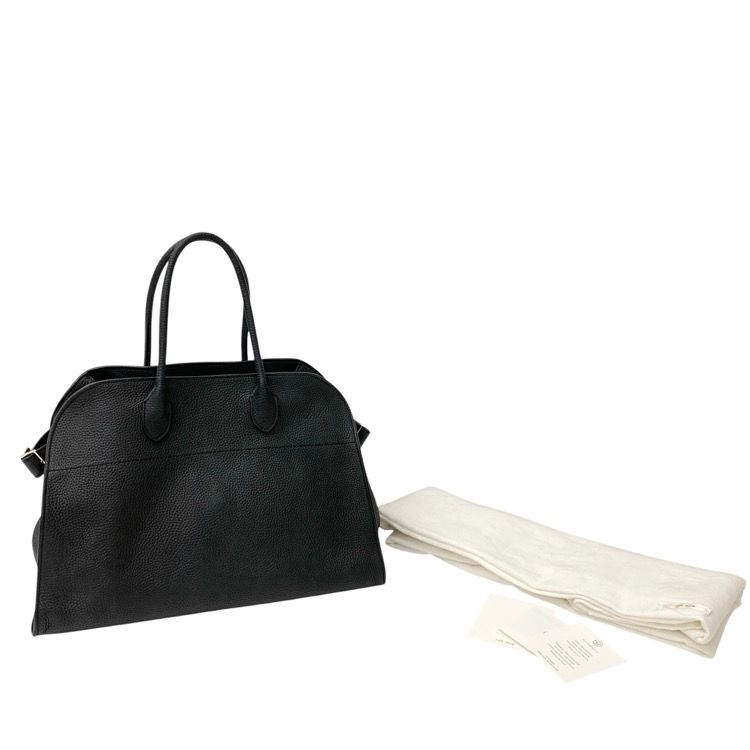 THE ROW ザ ロウ SOFT MARGAUX 15 ソフトマルゴー トートバッグ ブラック W1255 L133 THE ROW ザ ロウ SOFT MARGAUX 15 ソフトマルゴー トートバッグ ブラック W1255 L133
