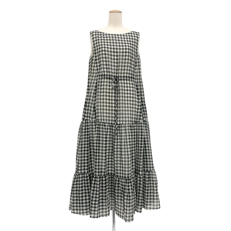 ADEAM アディアム ERICA DRESS ブラック×ホワイト 2 45749