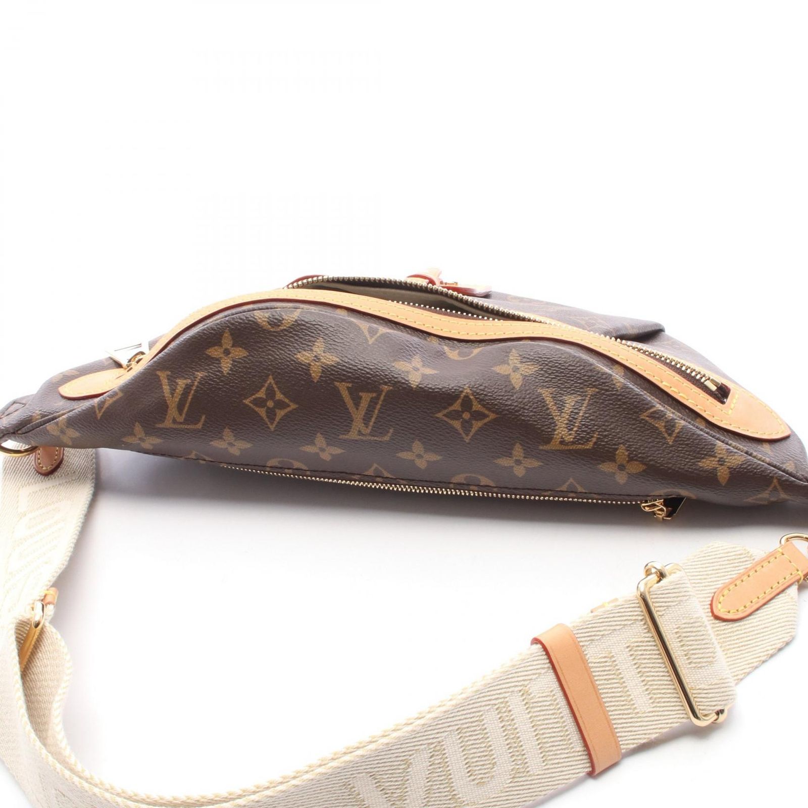 ルイ・ヴィトン LOUIS VUITTON ウエストバッグ ボディバッグ ハイライズ モノグラム M46784 PVCコーティングキャンバス レザー ハイ・ライズ レディース Used A ルイ・ヴィトン LOUIS VUITTON ウエストバッグ ボディバッグ ハイライズ モノグラム M46784 PVCコーティングキャンバス レザー ハイ・ライズ レディース Used A