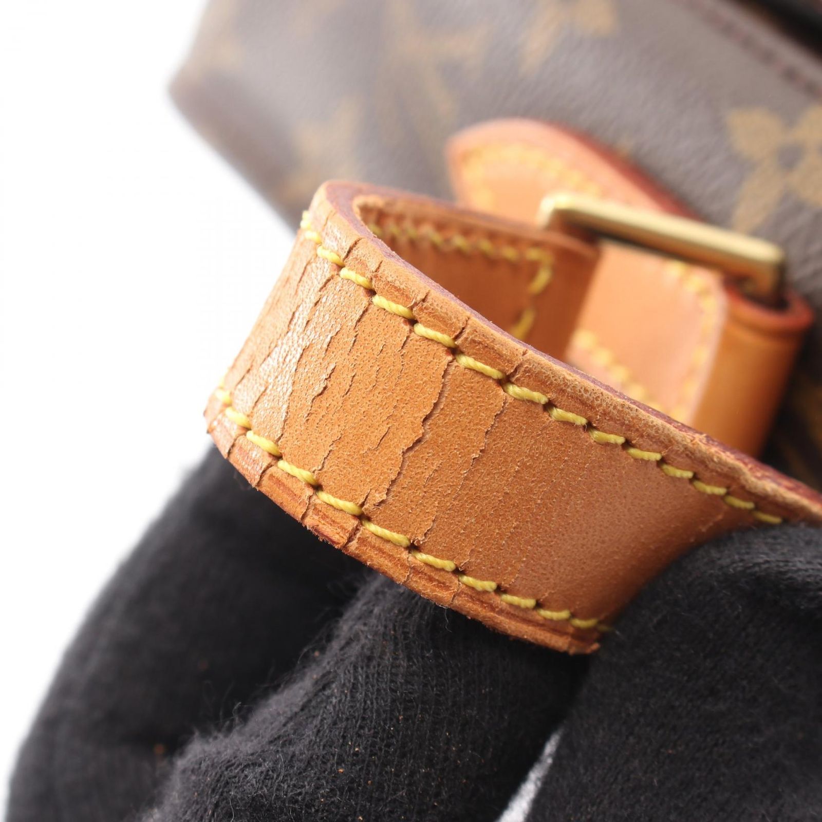 ルイ・ヴィトン LOUIS VUITTON ショルダーバッグ サンクルーGM M51242 PVCコーティングキャンバス レザー サンクルーGM レディース Used B