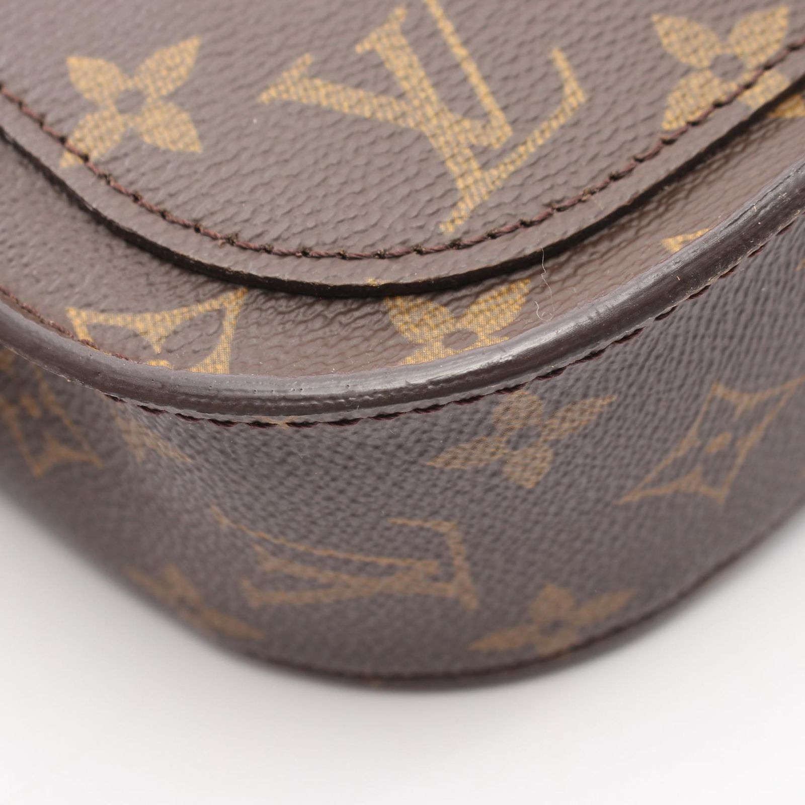 ルイ・ヴィトン LOUIS VUITTON ショルダーバッグ サンクルーGM M51242 PVCコーティングキャンバス レザー サンクルーGM レディース Used B
