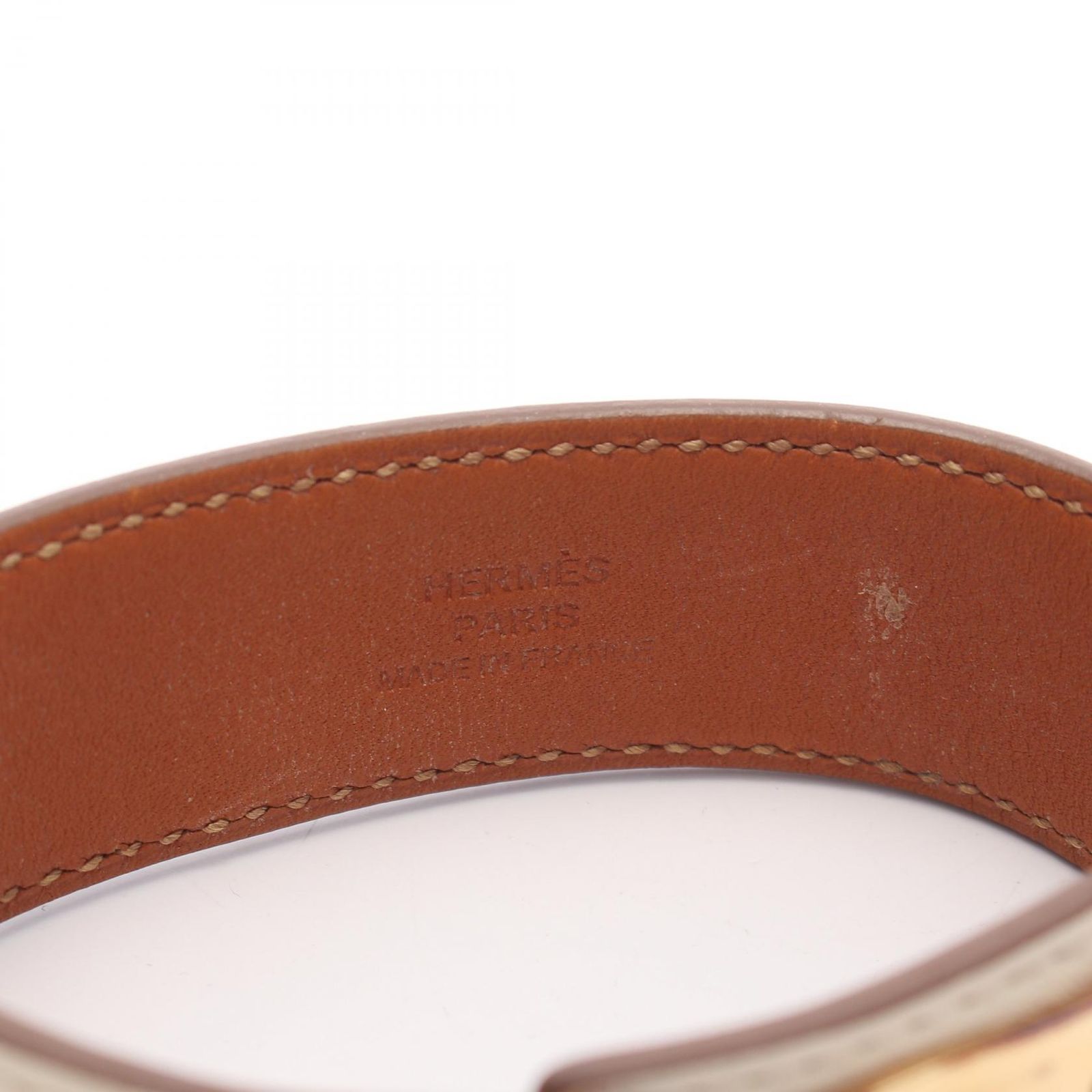 エルメス HERMES バングル コリエドシアン24 GP(ゴールドメッキ) レザー コリエ・ド・シアン レディース Used B エルメス HERMES バングル コリエドシアン24 GP(ゴールドメッキ) レザー コリエ・ド・シアン レディース Used B