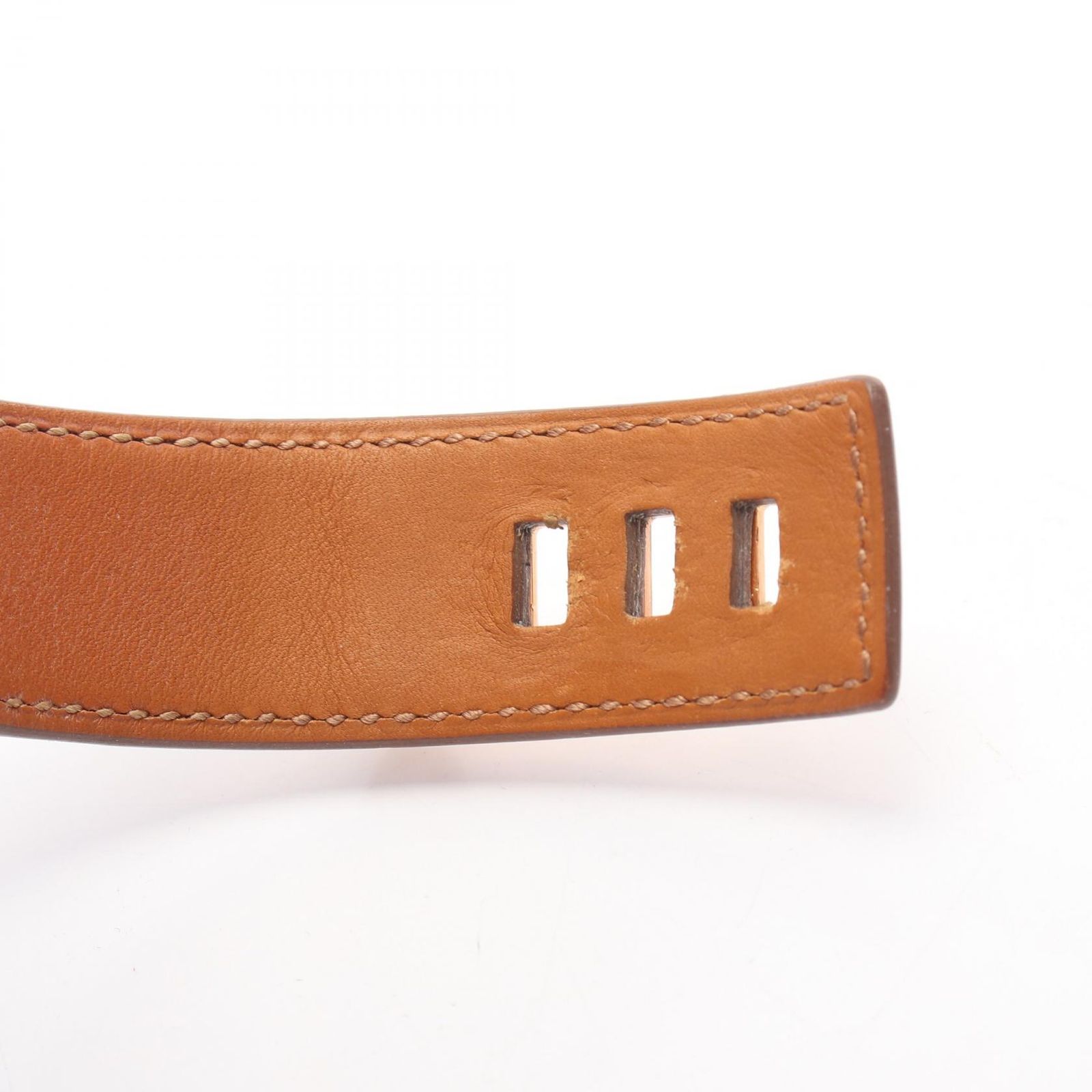 エルメス HERMES バングル コリエドシアン24 GP(ゴールドメッキ) レザー コリエ・ド・シアン レディース Used B エルメス HERMES バングル コリエドシアン24 GP(ゴールドメッキ) レザー コリエ・ド・シアン レディース Used B